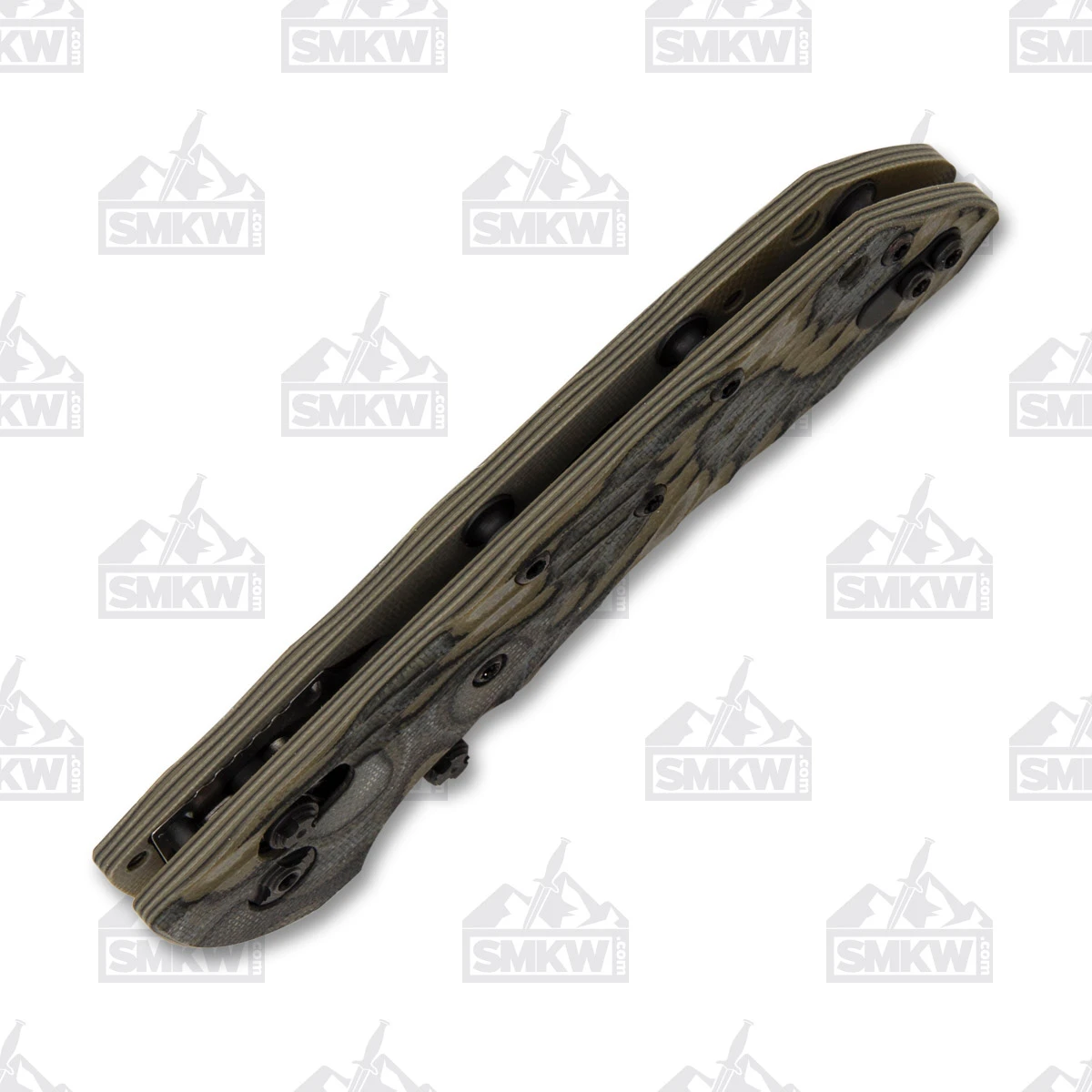 Hogue Deka Folding Knife G-Mascus Green G10 3.25in Black Wharncliffe Blade HG24268 View 9