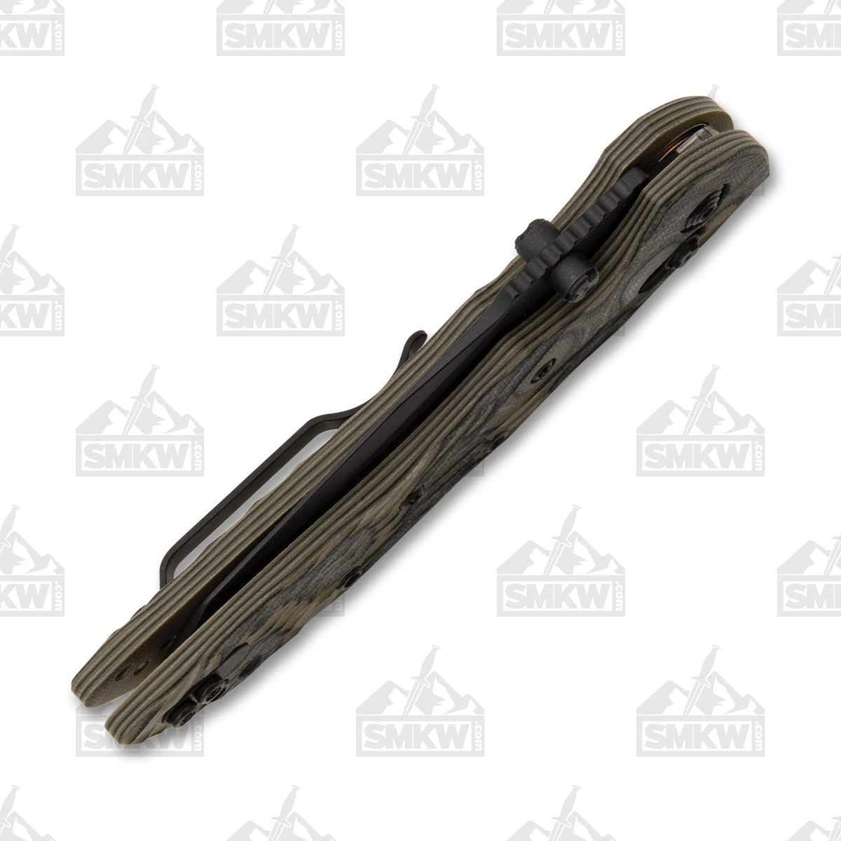 Hogue Deka Folding Knife G-Mascus Green G10 3.25in Black Wharncliffe Blade HG24268 View 8