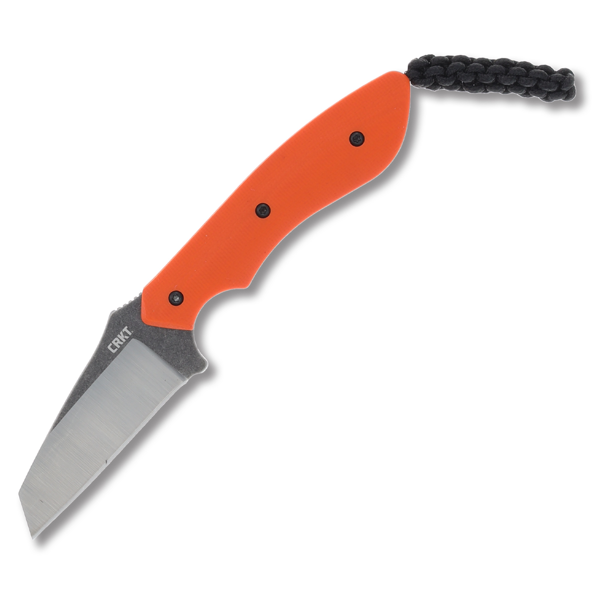 CRKT S.P.I.T. Fixed Blade Knife Stonewash Tanto/Orange G-10 CR2399 View 1