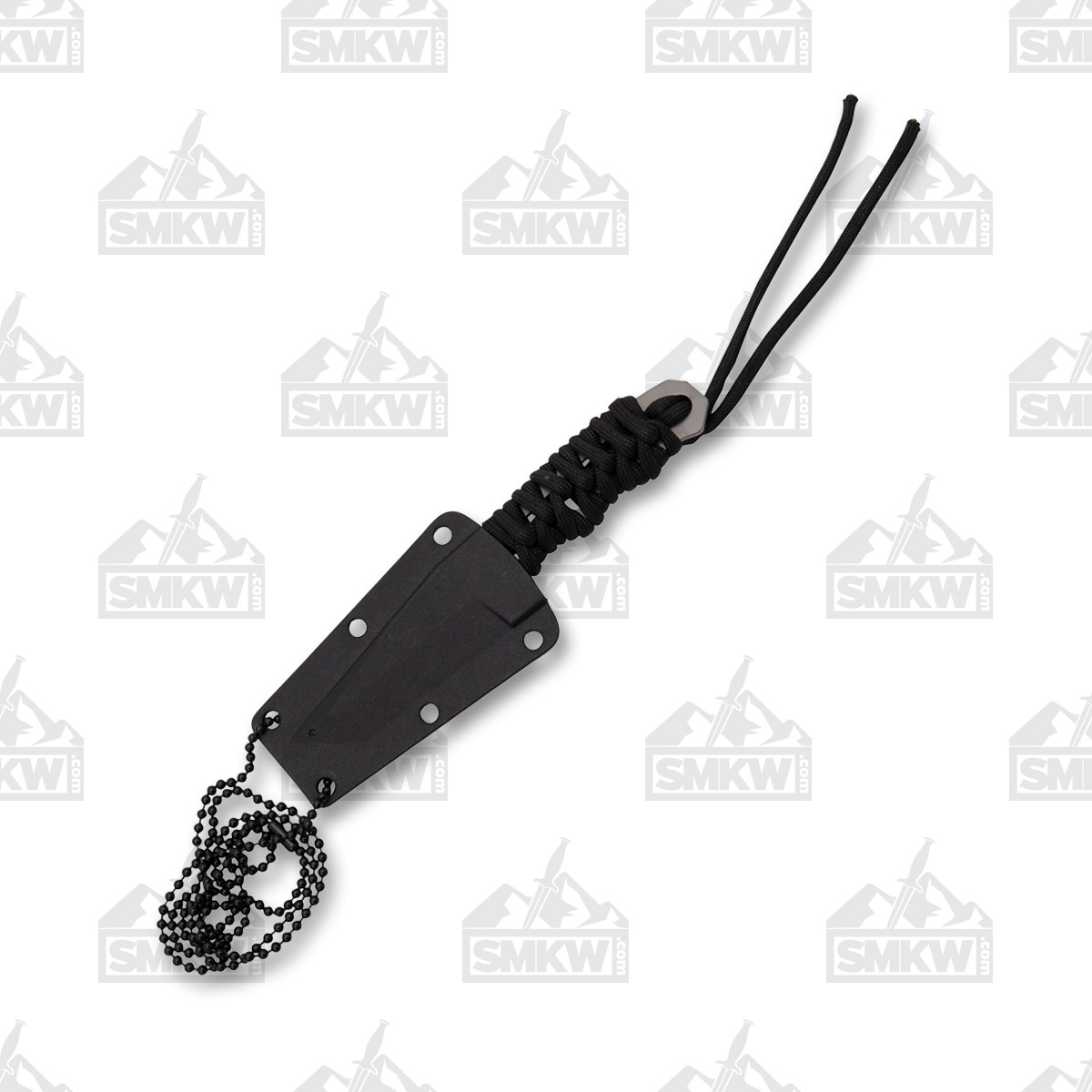 Smith & Wesson Neck Knife 2.8in Gray Plain Tanto Fixed Blade SW910TAM View 2
