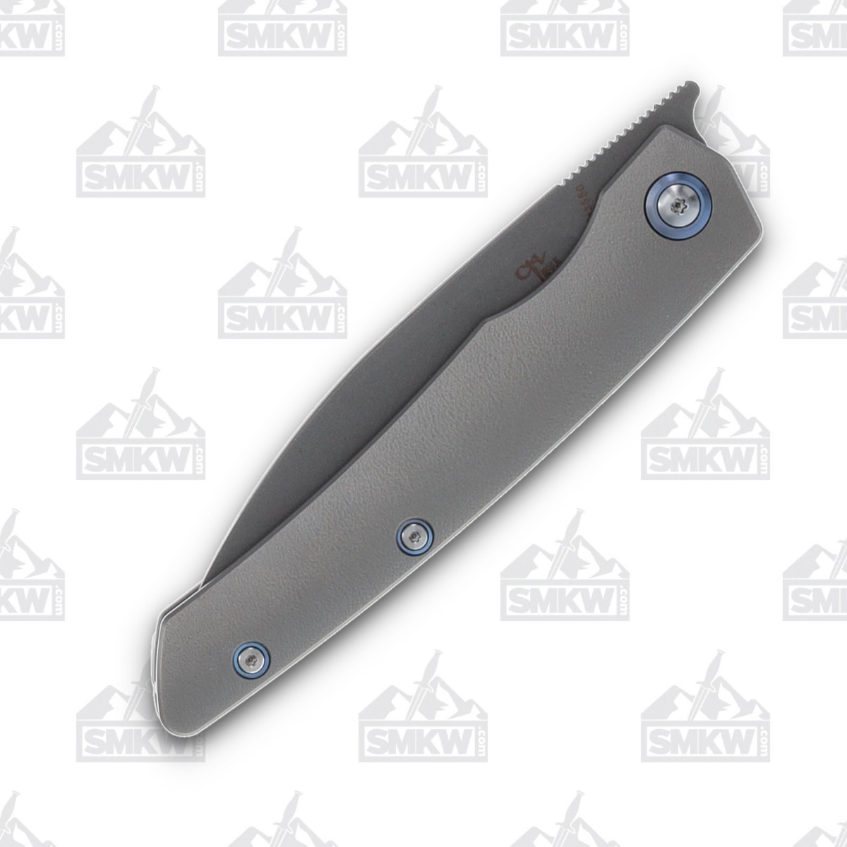 CH Knife 3550 Folding Knife Titanium 3.46in Bead Blasted Blade CH3550T View 5