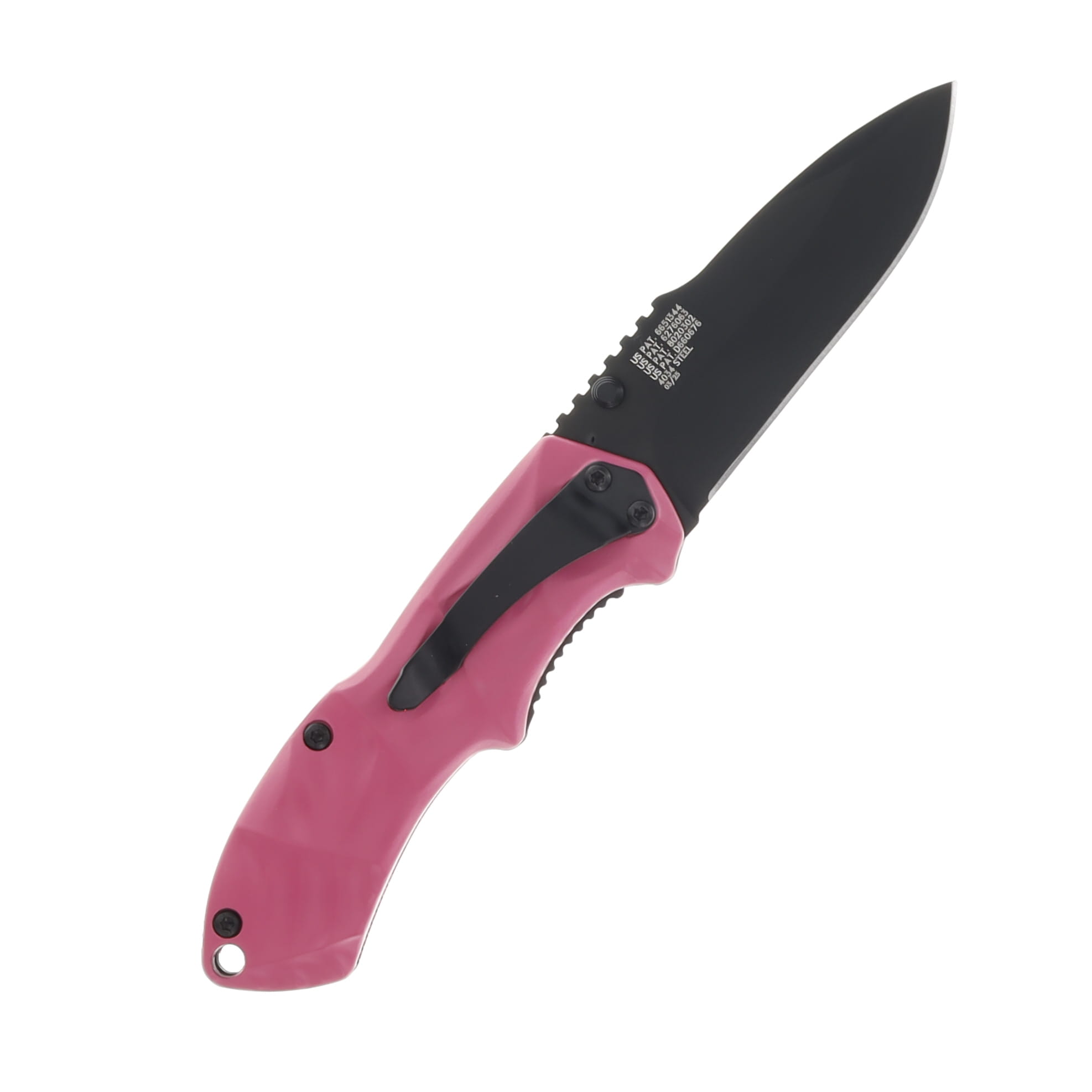 Smith & Wesson Black Ops Mini MAGIC Pink 2.5in Drop Point Blade SWBLOP3SMP View 2