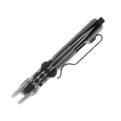 CRKT Squid Compact 1.75 Inch Plain Black Stonewash Drop Point CR2485K View 9