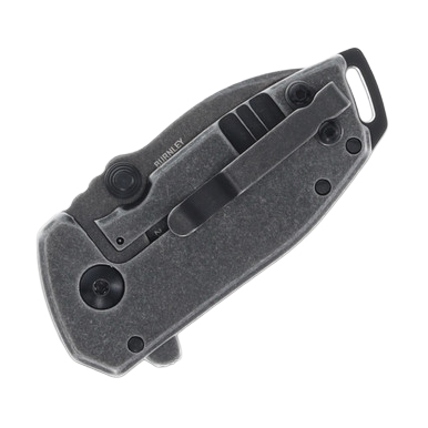 CRKT Squid Compact 1.75 Inch Plain Black Stonewash Drop Point CR2485K View 8