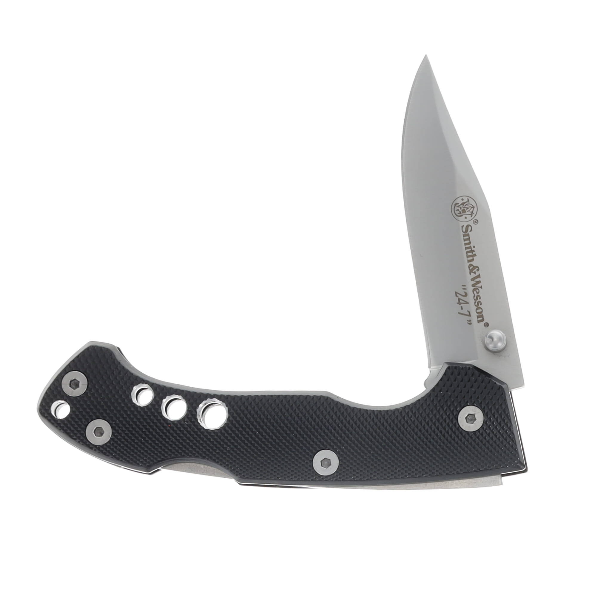 Smith & Wesson 24/7 Featherweight Lockback Black Aluminum SWCK109 View 3