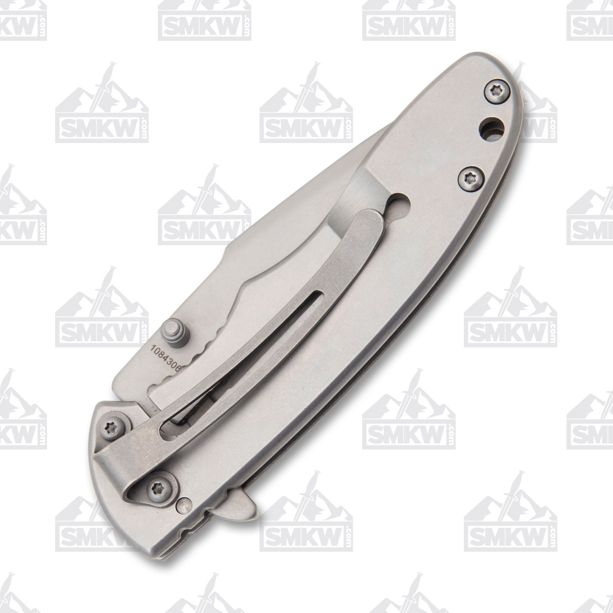Smith & Wesson SW1100 Silver and Black Folding Knife 2.75in Drop Point 1084306 View 3