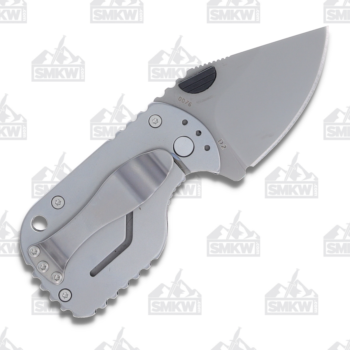Boker Plus Subcom 2.0 Folding Knife 2.28in Plain Edge Bead Blasted BKBO525 View 2