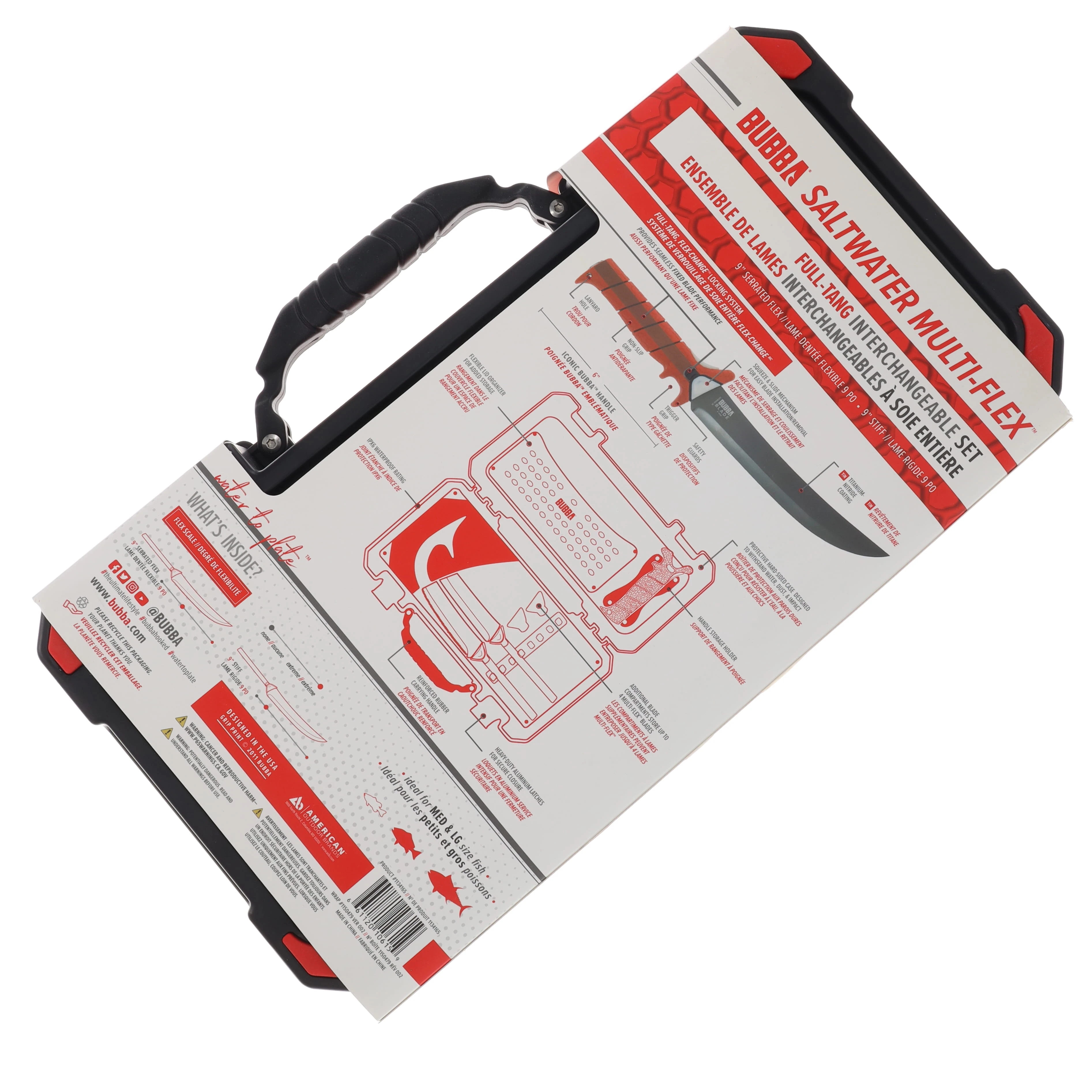 Bubba Blade Multi-Flex Saltwater Interchangeable Knife Set 1134165 View 11