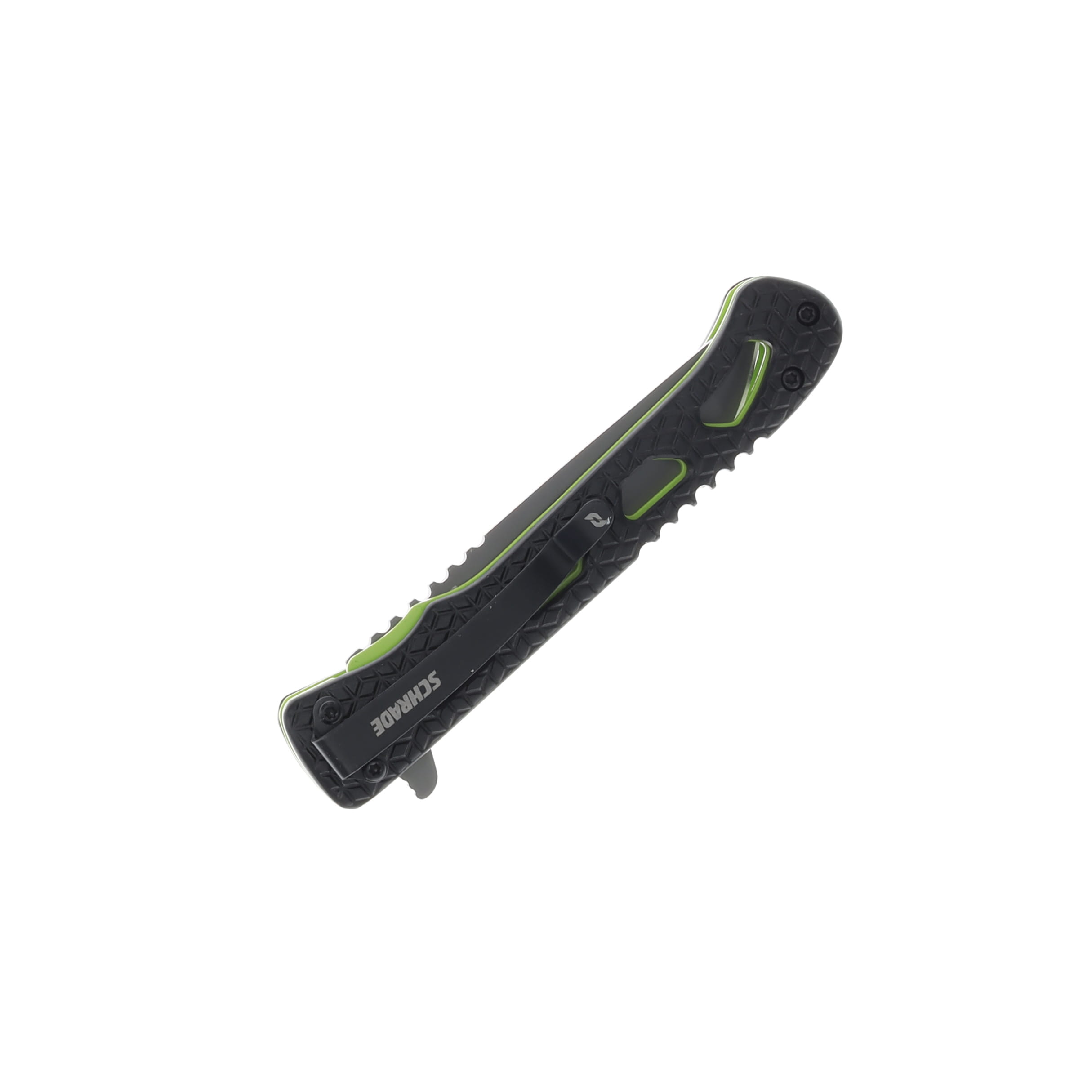 Schrade Inert CLR 3.5in Tanto Partially Serrated Folding Knife 1159302 View 2