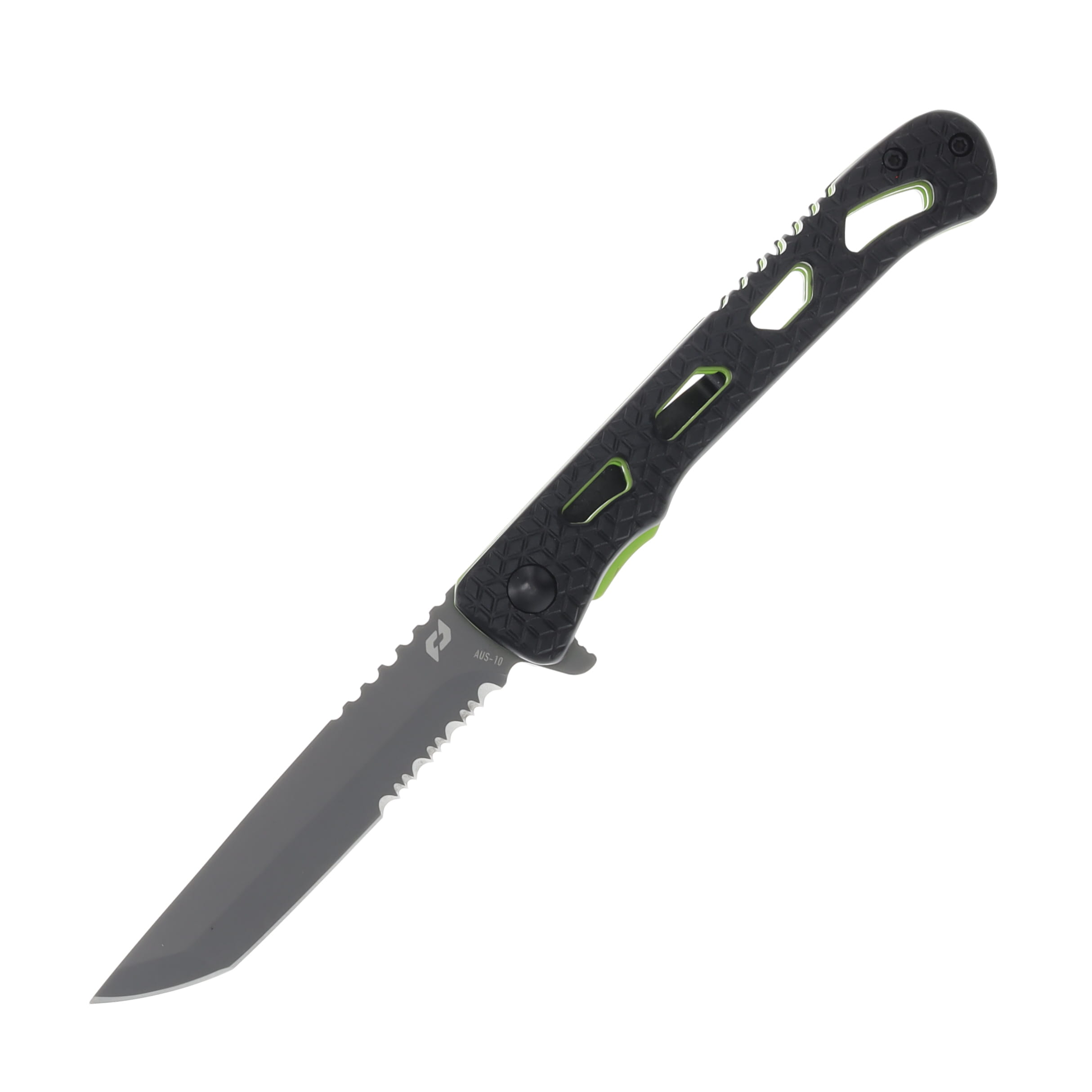 Schrade Inert CLR 3.5in Tanto Partially Serrated Folding Knife 1159302 View 1