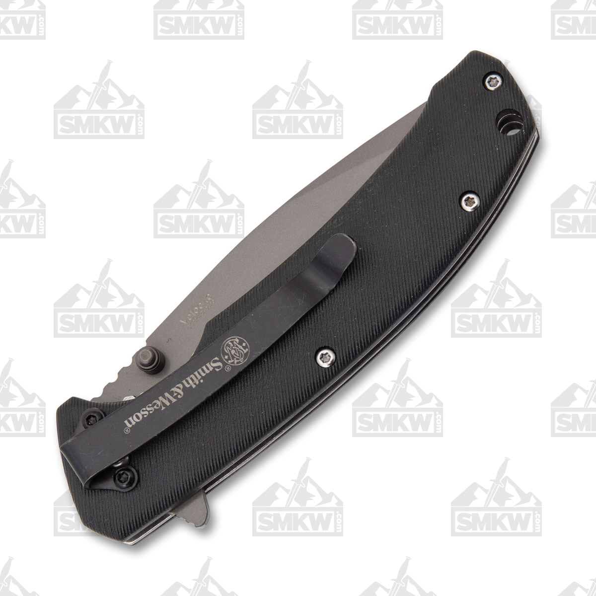 Smith & Wesson Assisted Velocite Folding Knife 3.38in Clip Point Blade 1122573 View 3