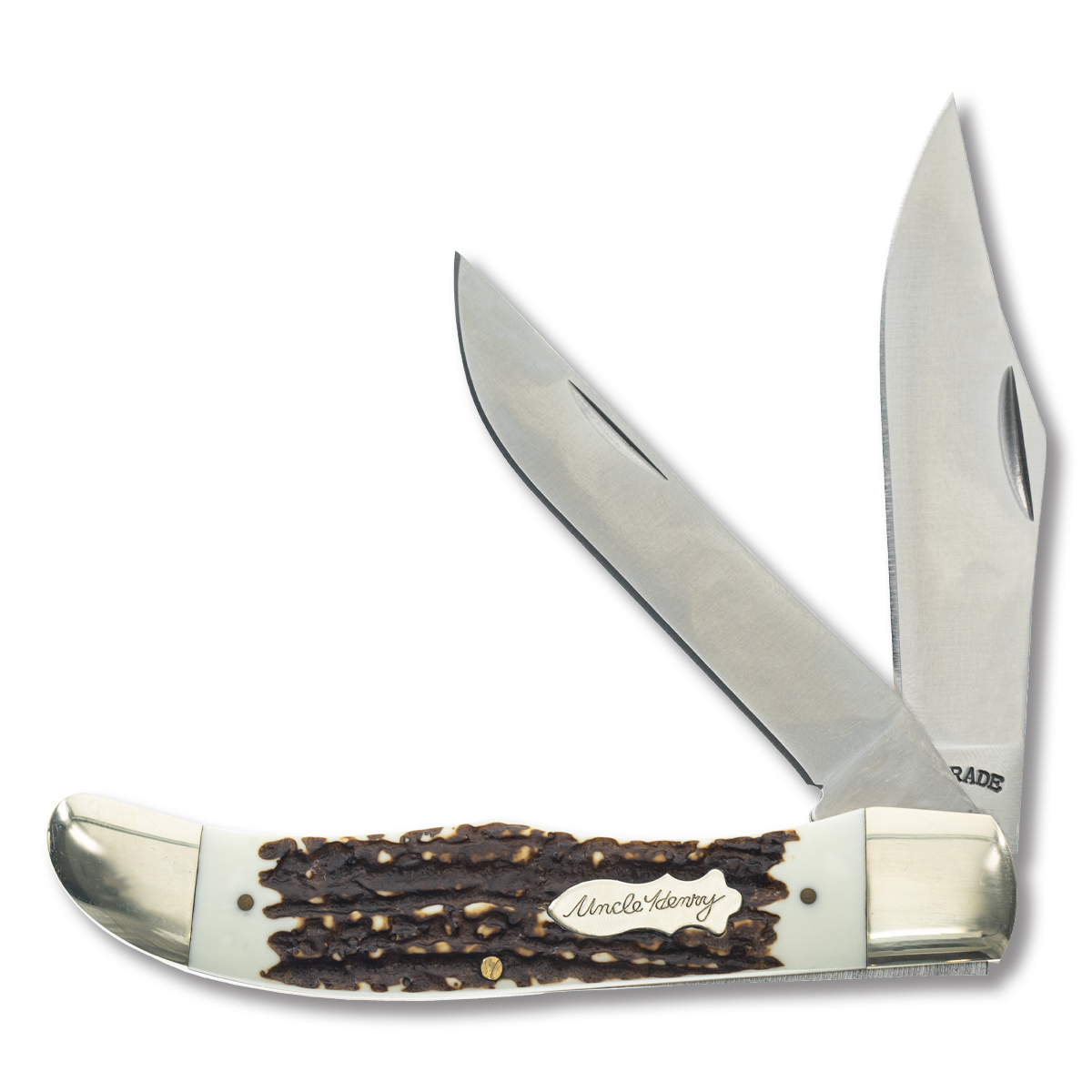 Uncle Henry Next Gen Folding Bowie Knife Staglon 1135997 View 1