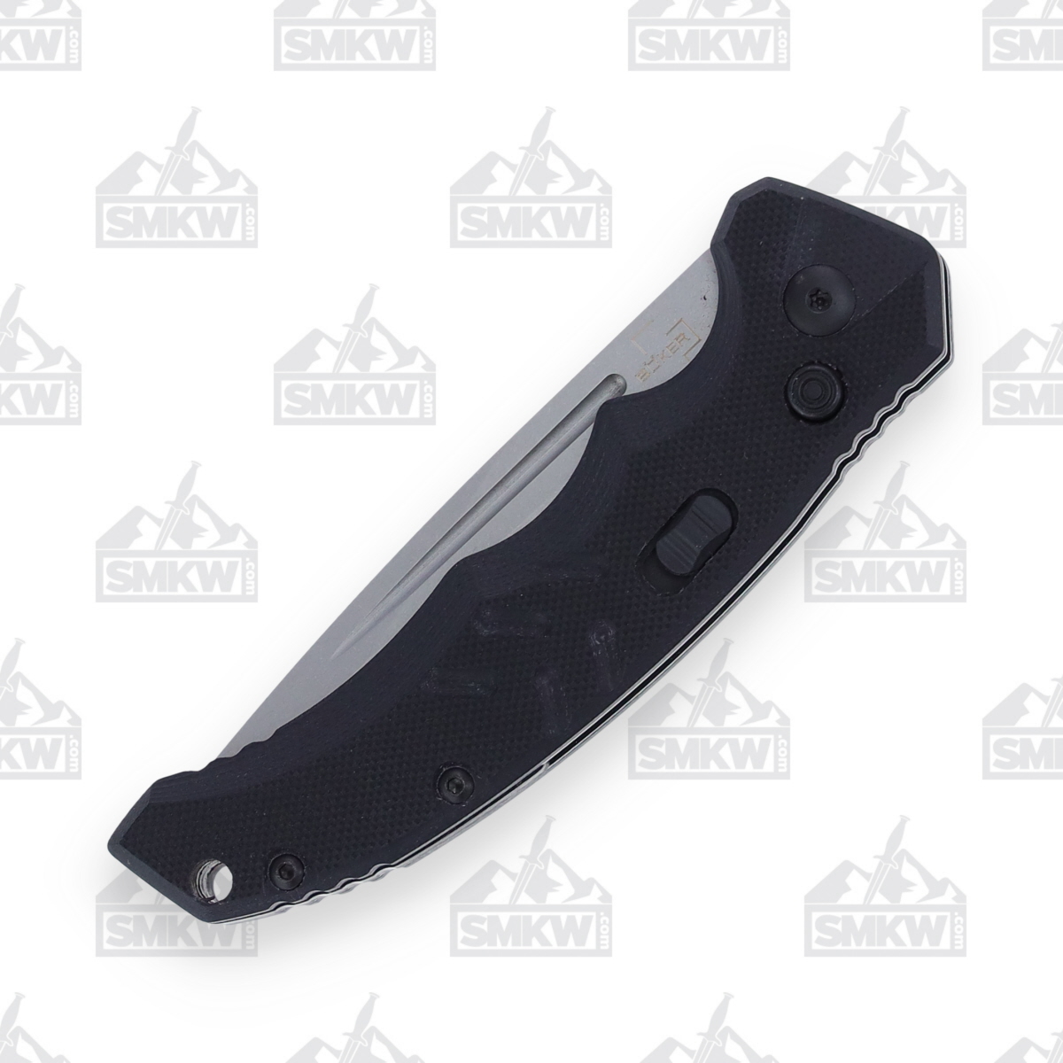 Boker Plus Intention II Automatic Knife Black 3.15in Stonewash Blade AUBKBO482 View 6