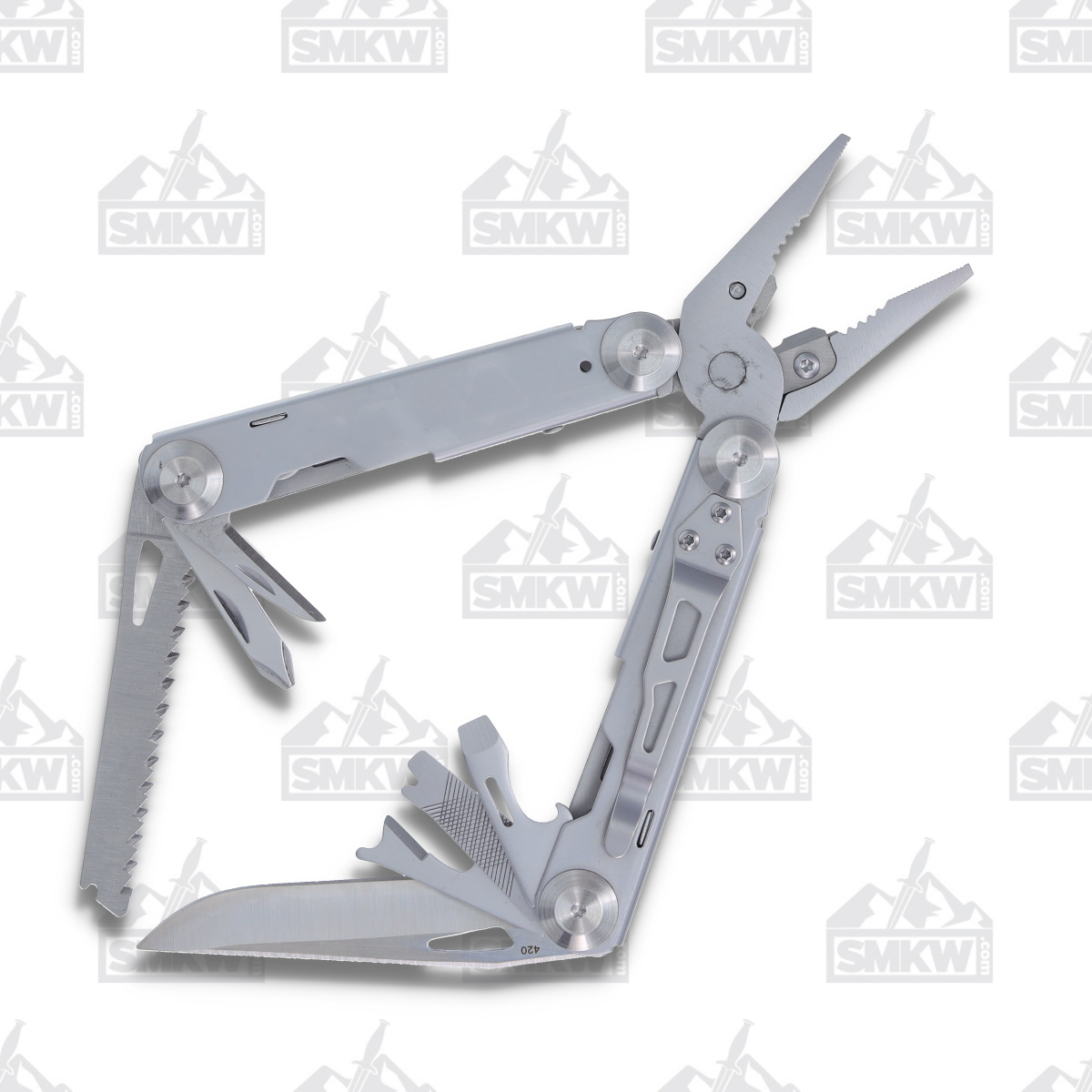 Boker Plus Specialist Pro Multi-Tool Grey Stainless Steel 12-Tool BKBO830 View 2
