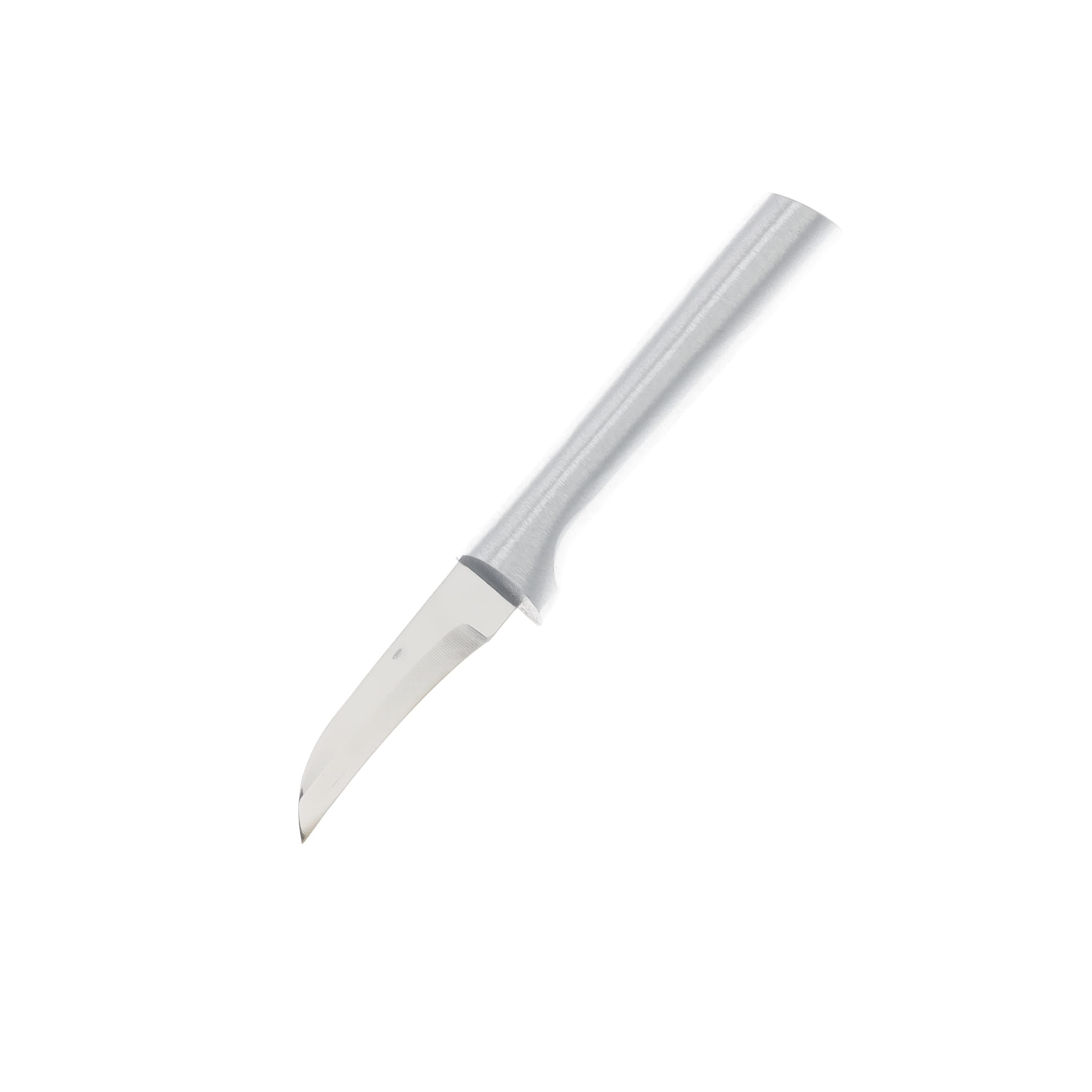 Rada Granny Paring Knife Silver Cast Aluminum 2.37in Plain Paring Blade R100 View 1