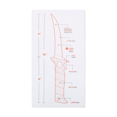 Bubba Blade 9in Tapered Flex Fillet Fixed Blade Knife View 9