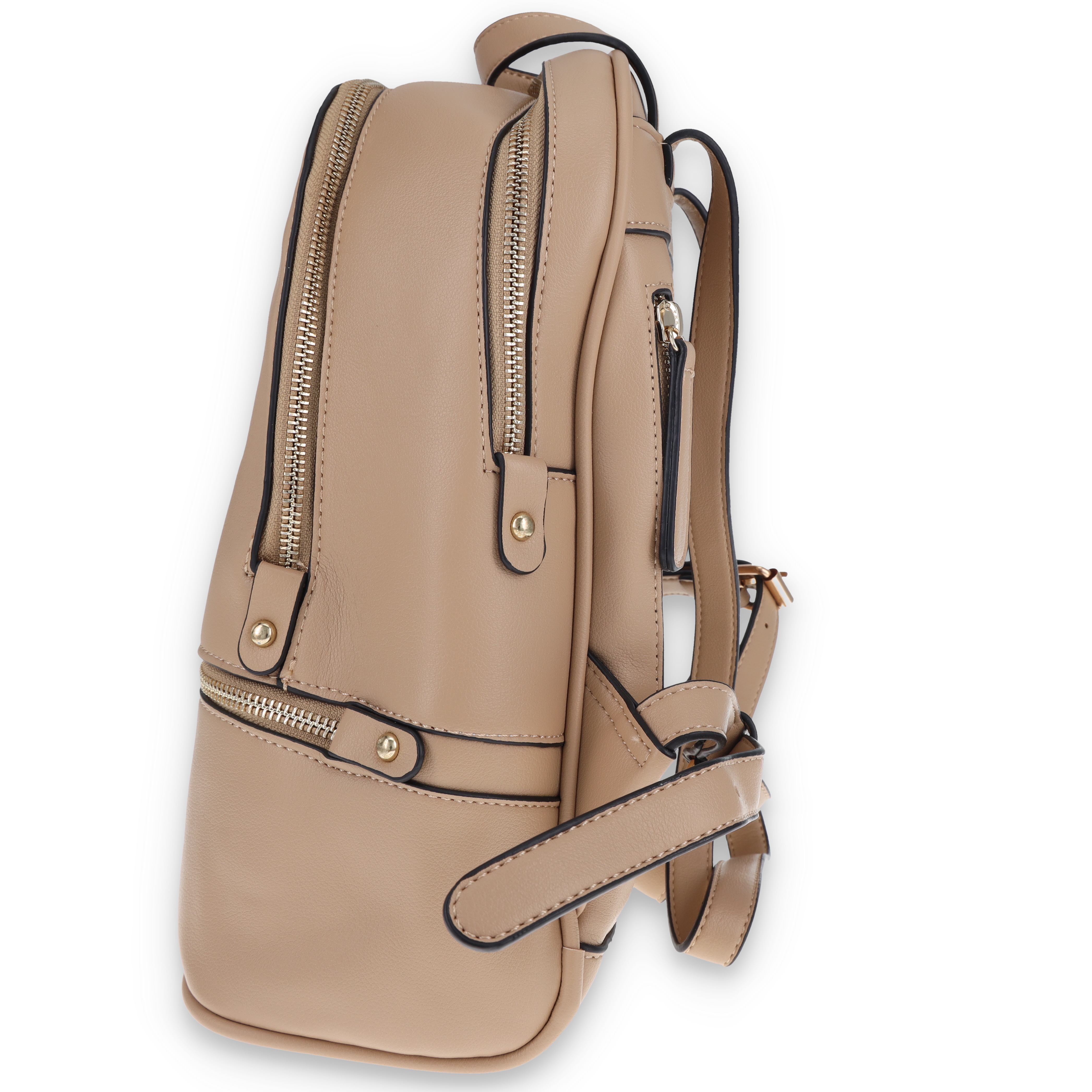Fabigun Concealed Carry Backpack Beige Leather FABL82002BEG View 4