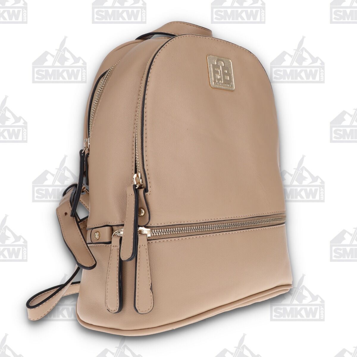 Fabigun Concealed Carry Backpack Beige Leather FABL82002BEG View 1
