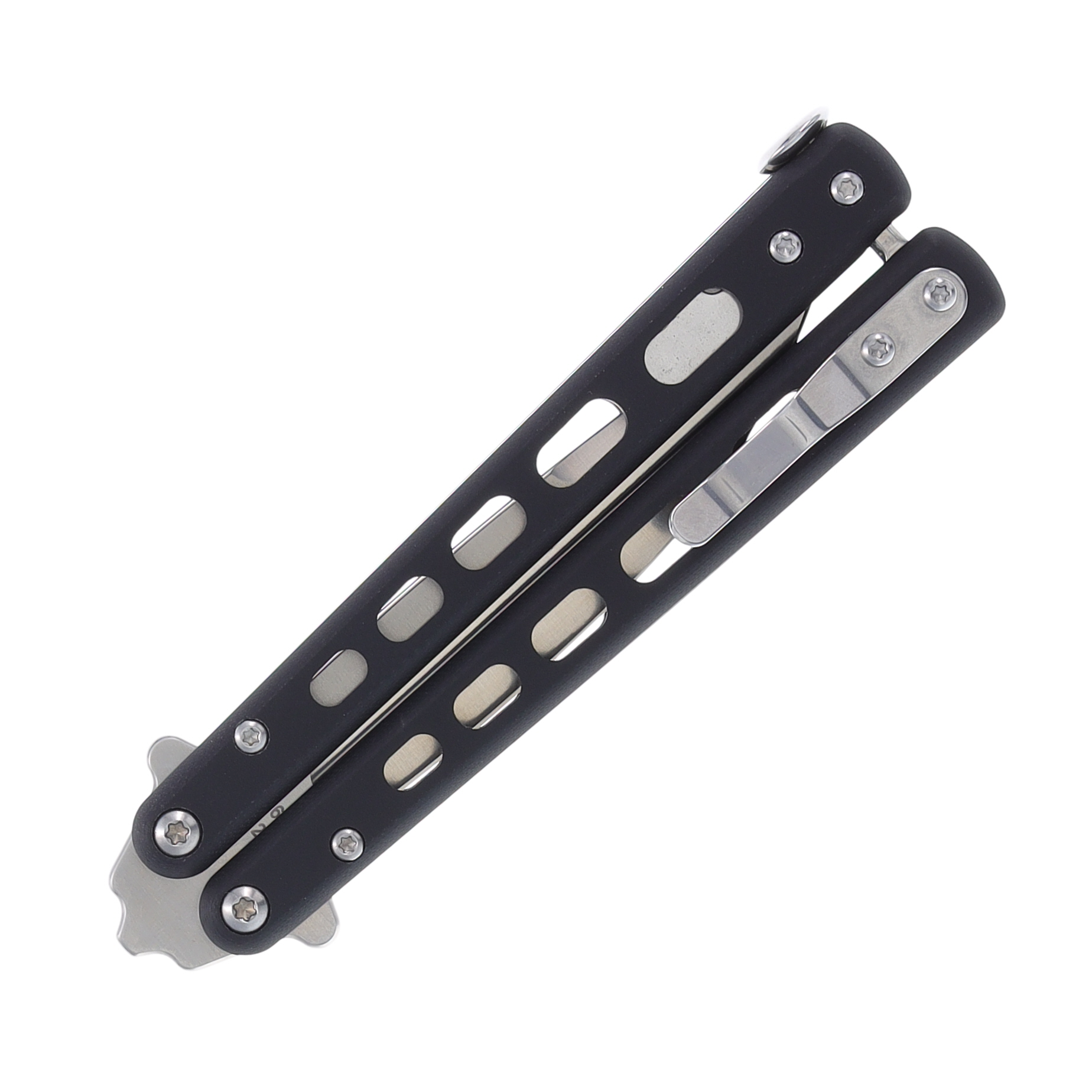 Boker Plus Balisong (Small, Black G-10) BKEX226 View 6