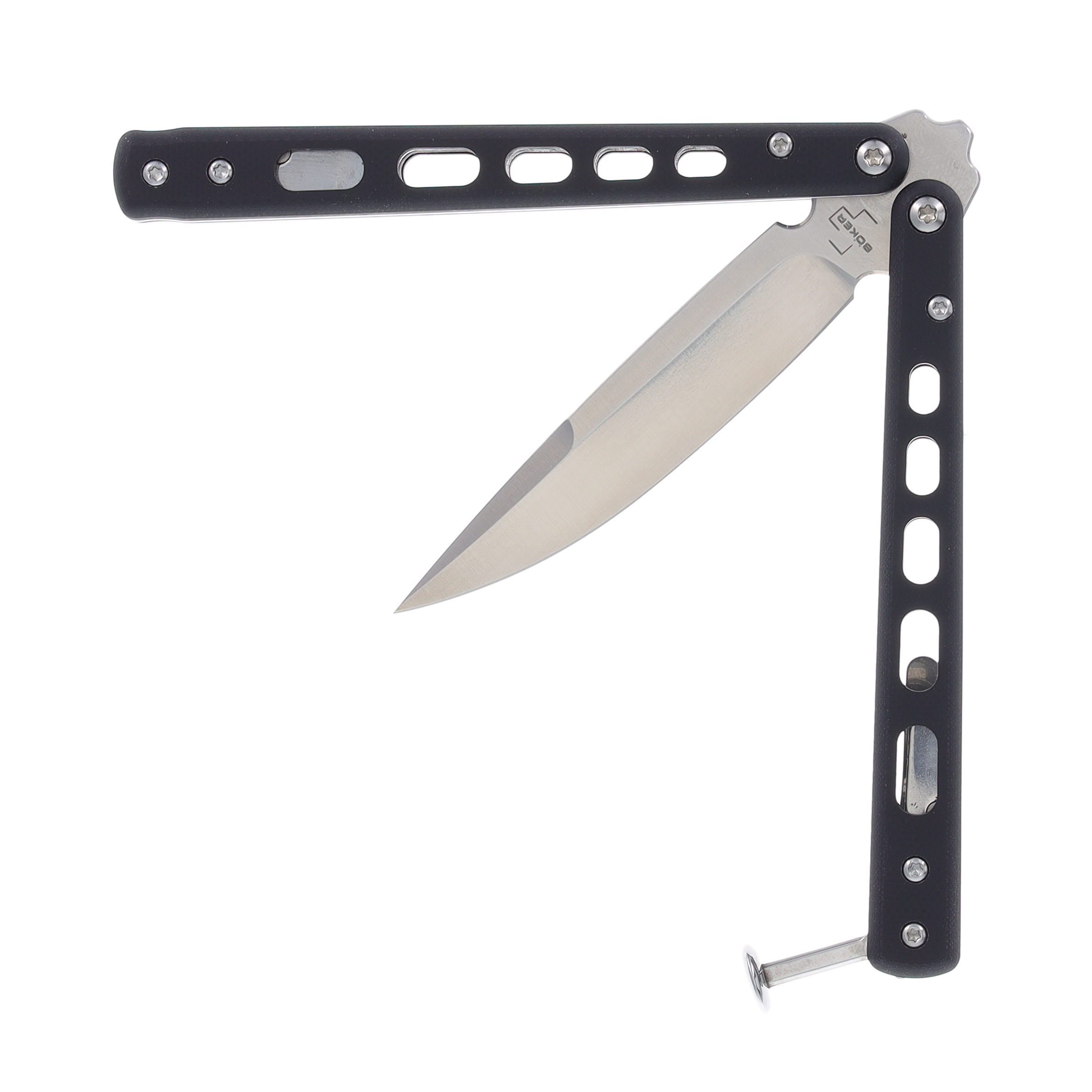 Boker Plus Balisong (Small, Black G-10) BKEX226 View 3