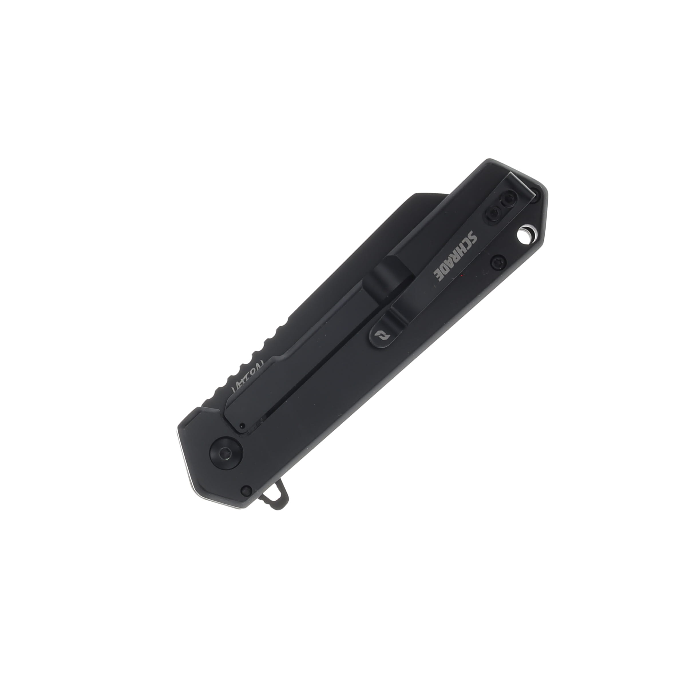 Schrade Knives Delta Class Lateral Folding Knife Gray-Black 3.25in Sheepsfoot 1159293 View 2