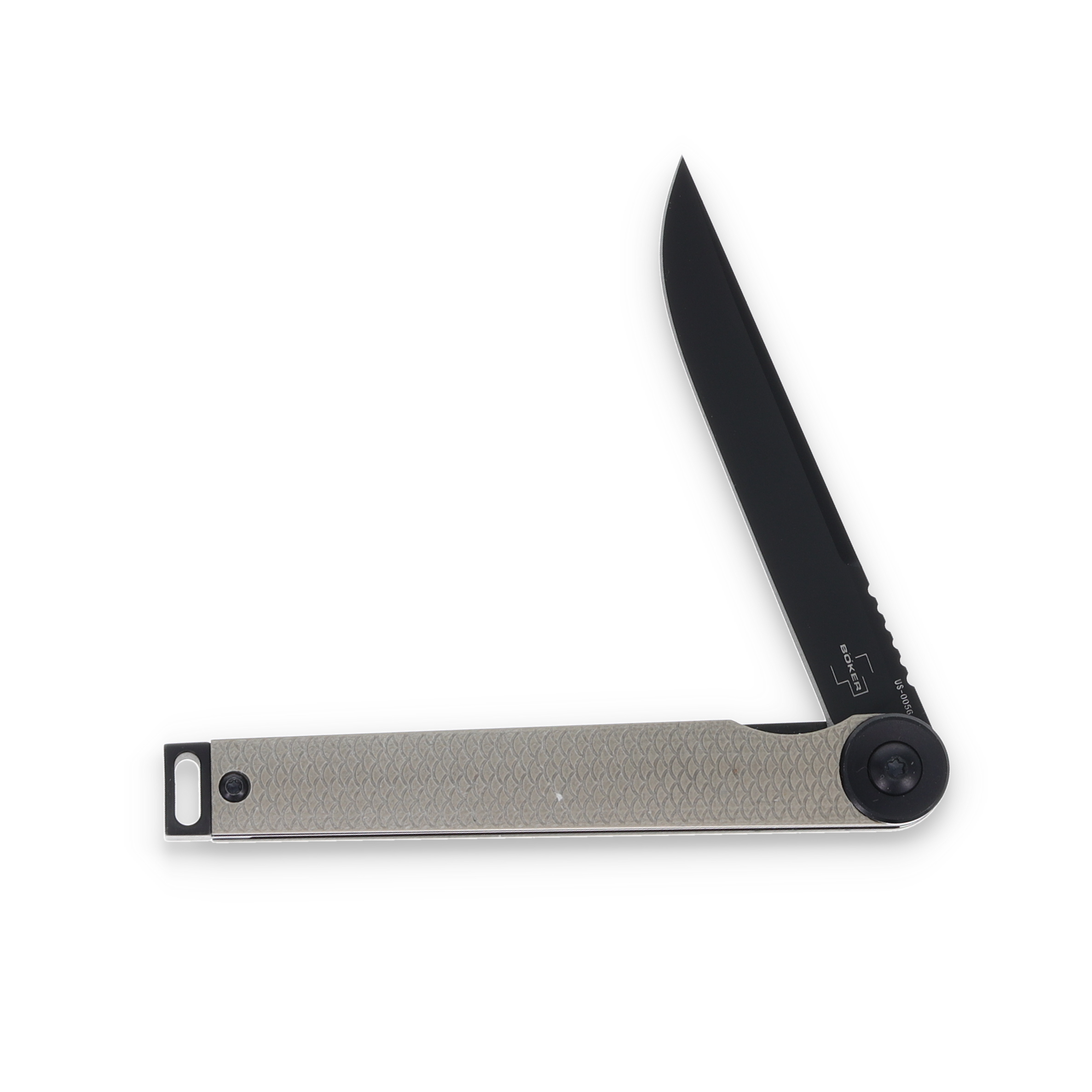 Boker Kaizen SMKW Exclusive 3.03in Black S35VN Coyote Tan BKBO691SOI View 2
