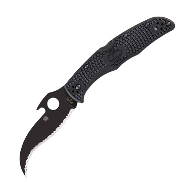 Spyderco Matriarch 2 FRN Emerson Opener Folding Knife 3.57in Black Blade SPC12SBBK2W View 2
