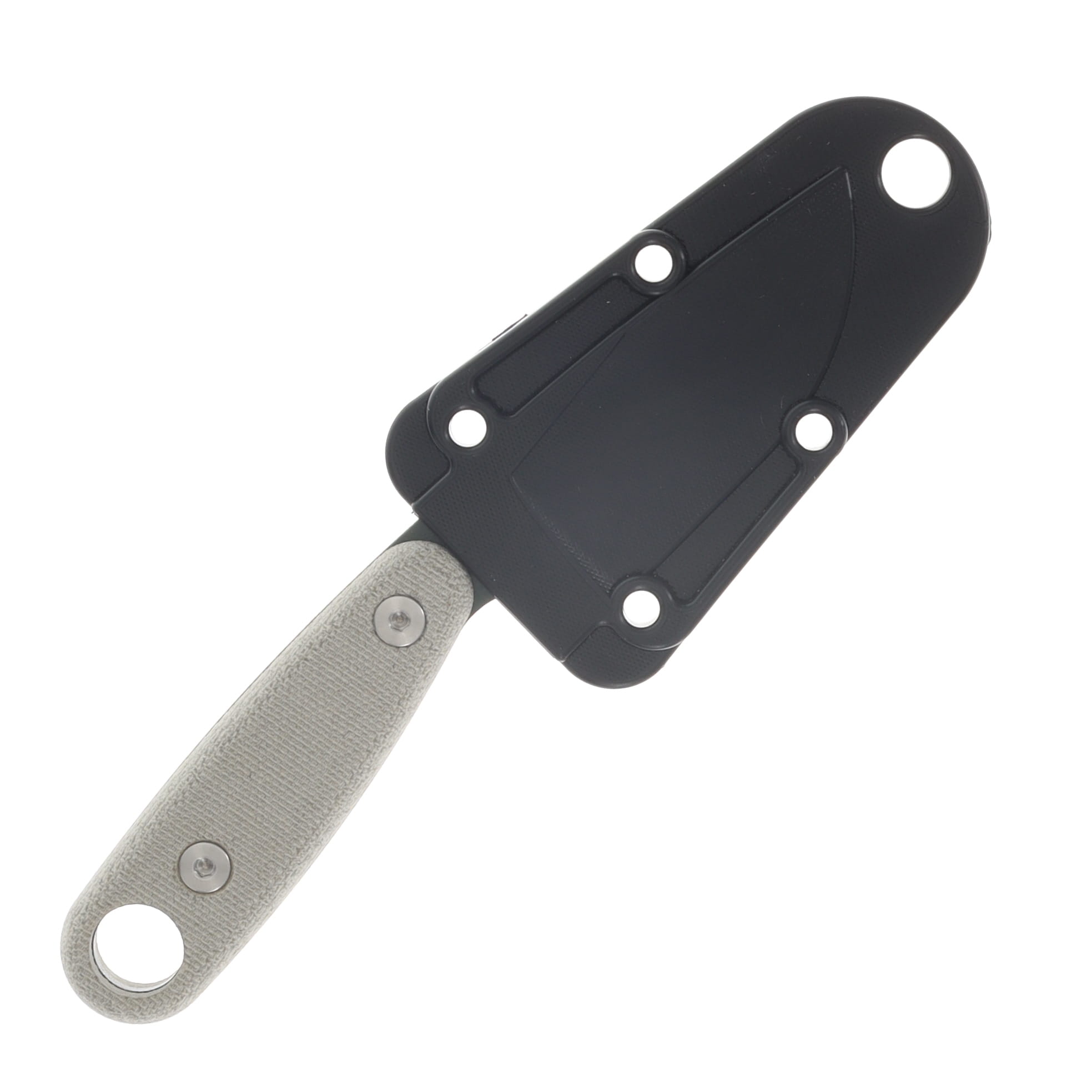 ESEE Knives Izula II Fixed Blade Green Canvas Micarta OD Powder Coat 1095 IZULAIIOD View 6