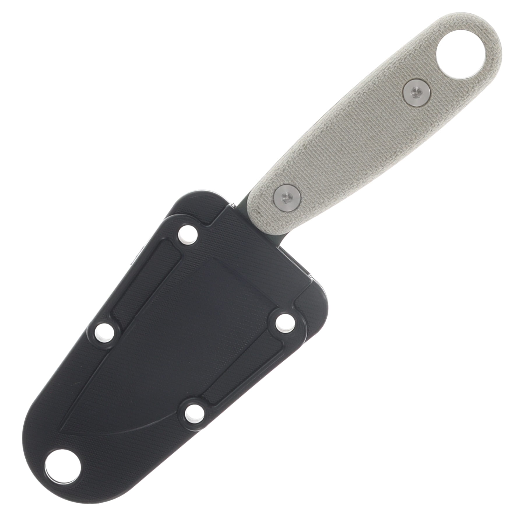 ESEE Knives Izula II Fixed Blade Green Canvas Micarta OD Powder Coat 1095 IZULAIIOD View 7