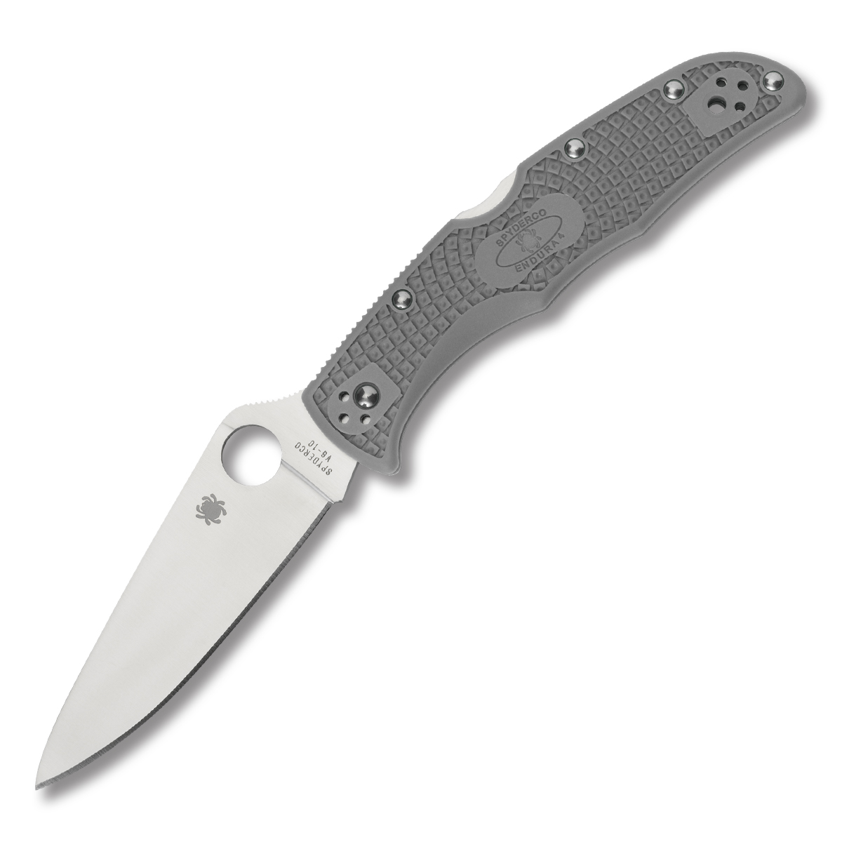 Spyderco Endura 4 Gray FRN Lockback SPC10FPGY View 1