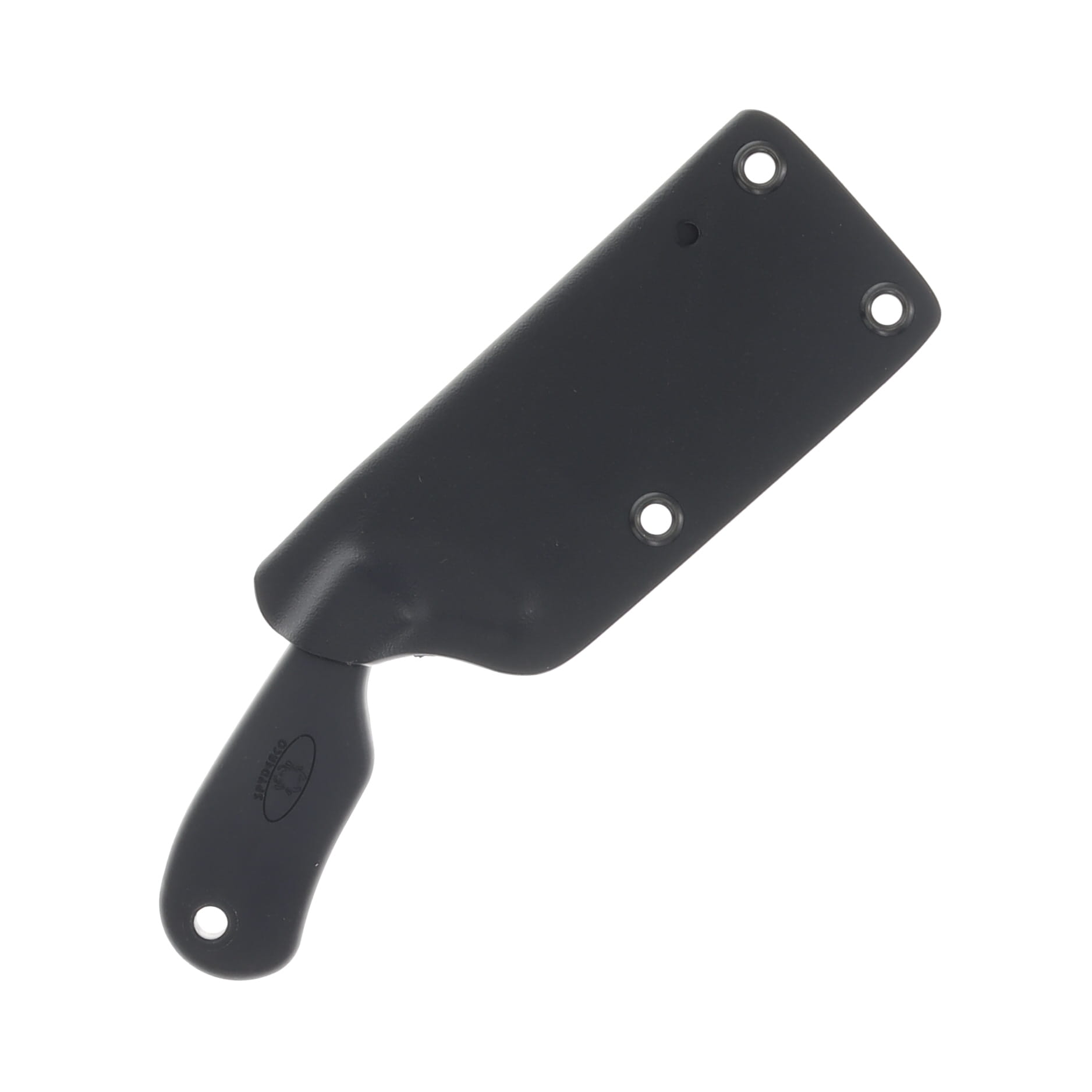 Spyderco Subway Fixed Blade Bowie 2.8in Plain Edge GRN Handle SPFB48PBBK View 4