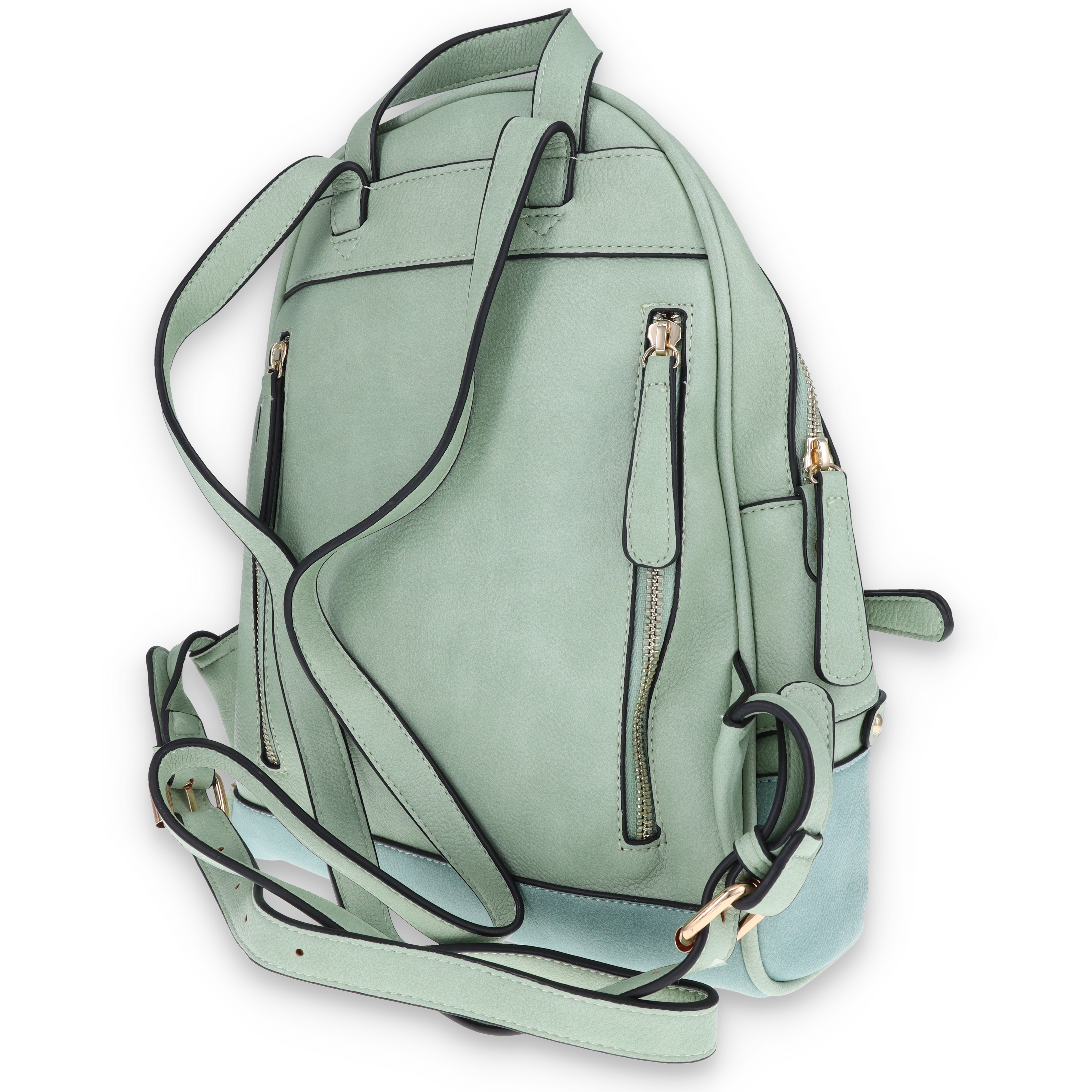 Fabigun Concealed Carry Backpack Light Green Leather FABL82002LGN View 7