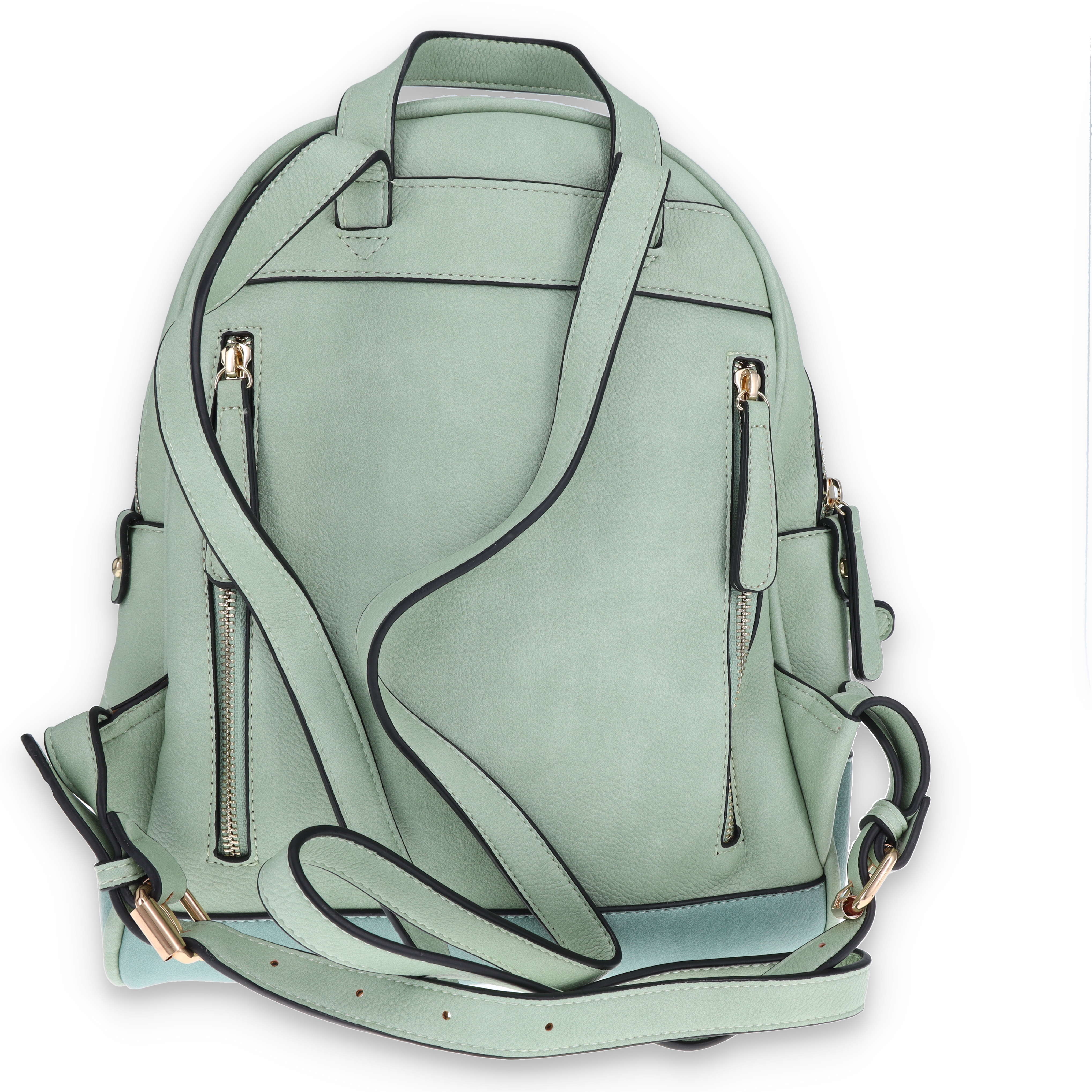 Fabigun Concealed Carry Backpack Light Green Leather FABL82002LGN View 8