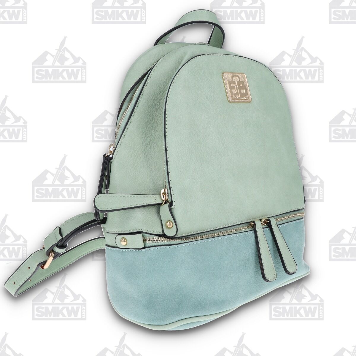 Fabigun Concealed Carry Backpack Light Green Leather FABL82002LGN View 1