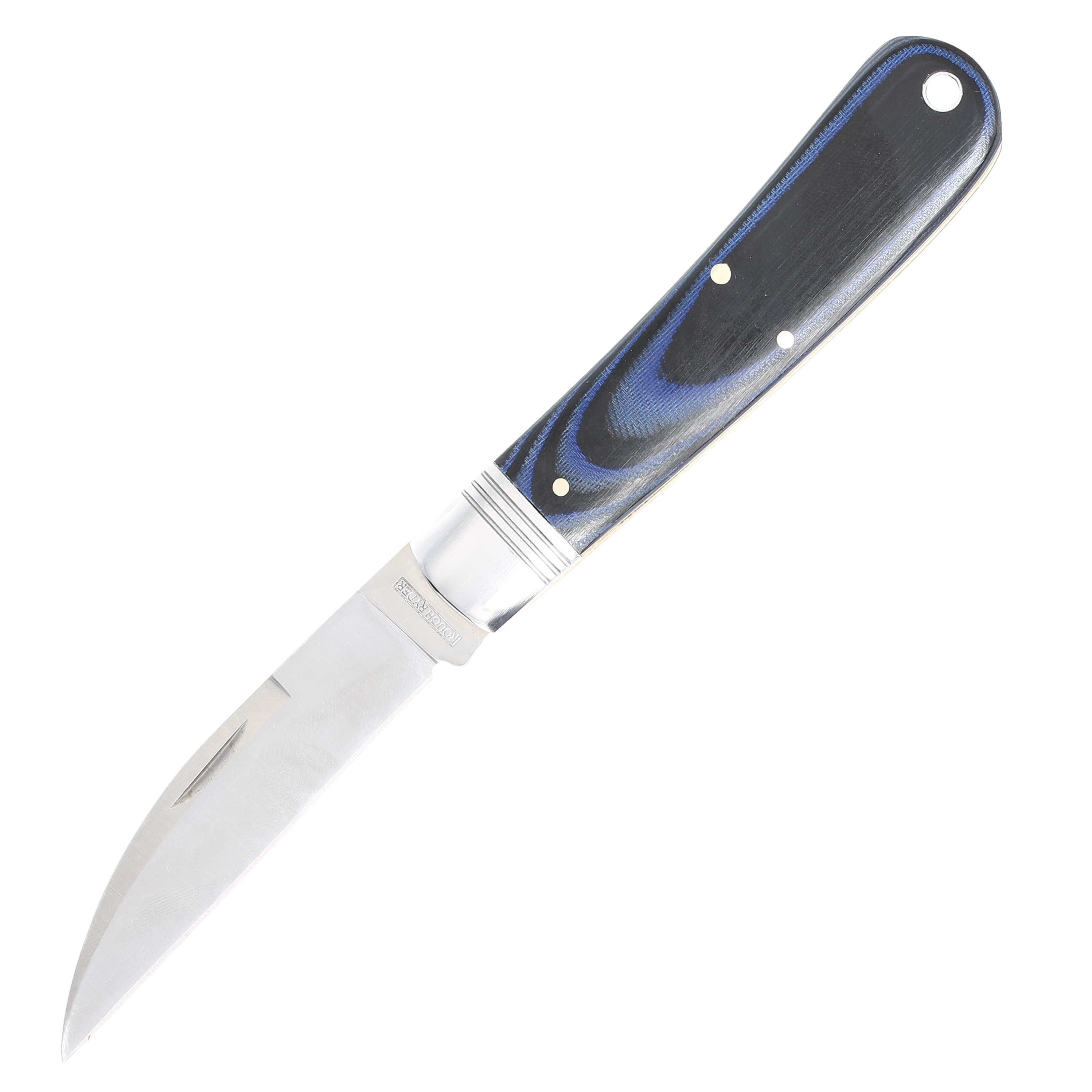 Rough Ryder Denim Micarta Work Knife RR2181 View 2