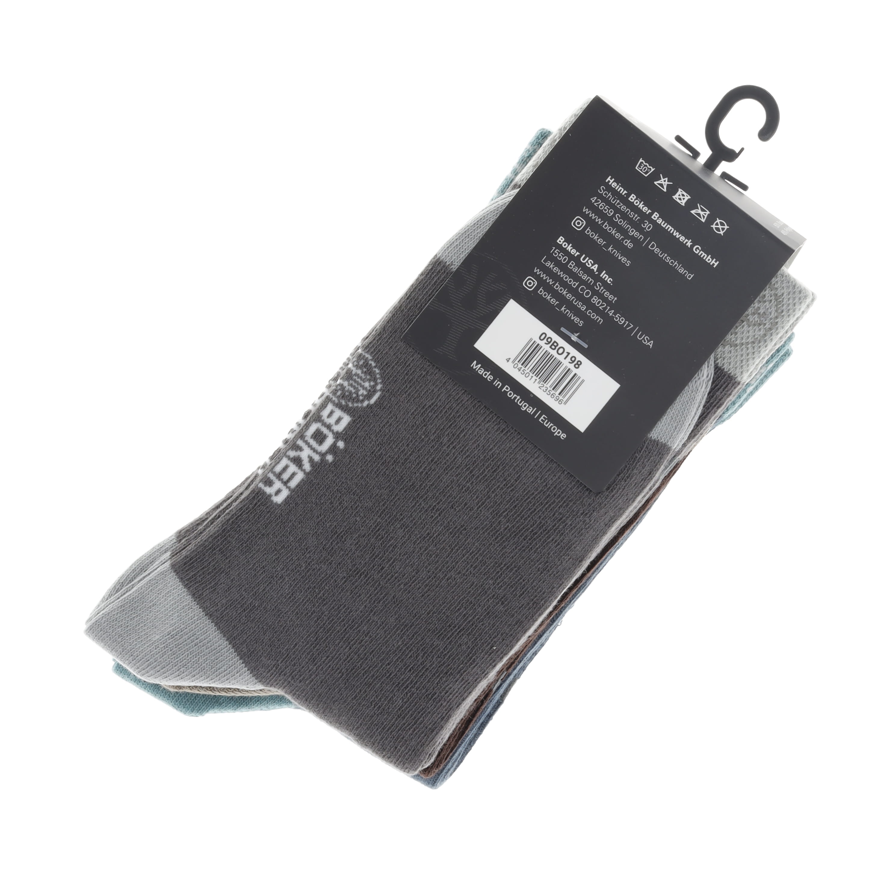 Boker Socks 3 Pack Size 6.5-9 BK09BO198 View 3