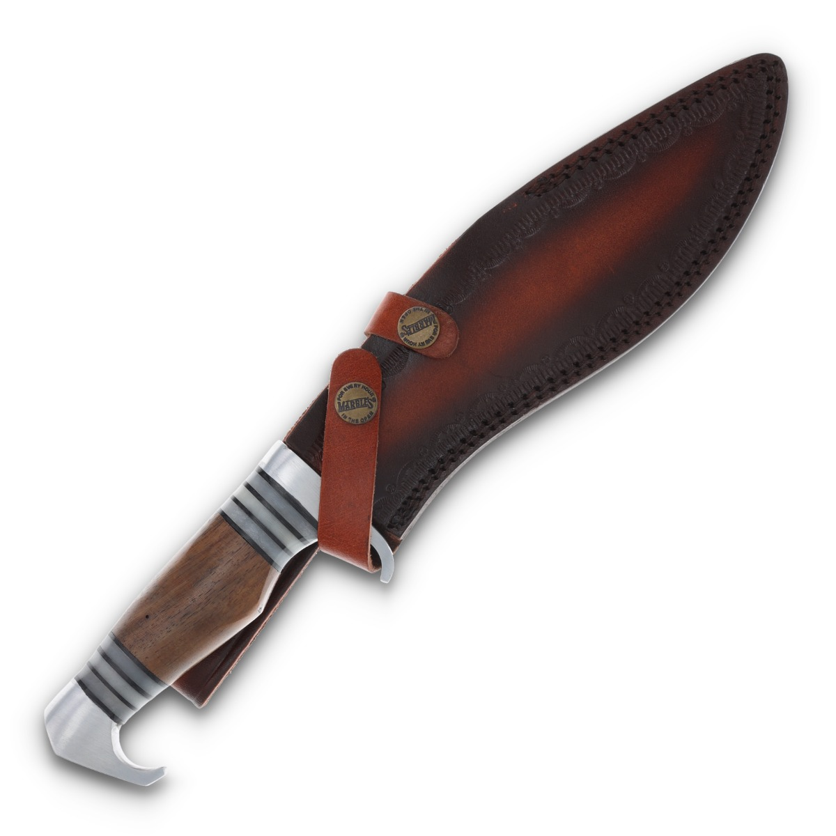Marbles 8in Kukri Satin Fixed Blade Knife MR675 View 5