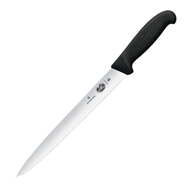 Victorinox Semi Flexible Chef Slicer Knife 10in Serrated Slicer Blade View 1