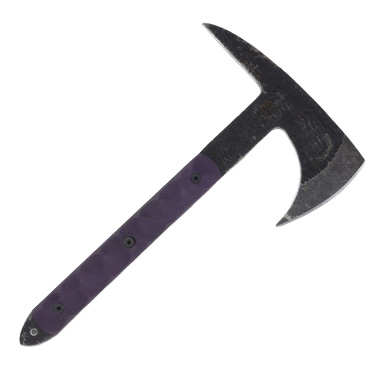 Stroup Knives Spike Tomahawk Purple View 2