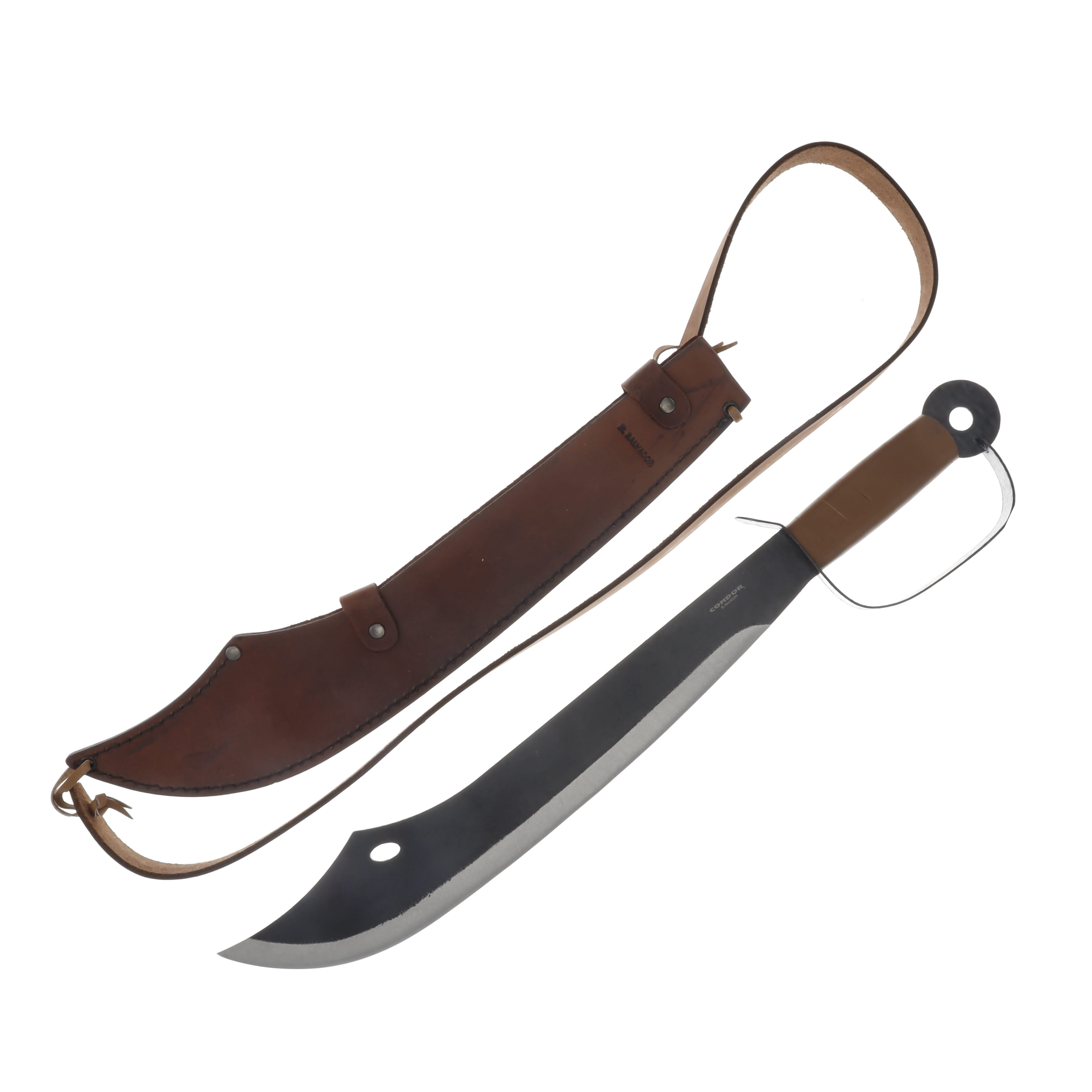 Condor Tool and Knife Buccaneer Sword Hardwood 15.5in Plain Edge Blade CTK60961 View 2