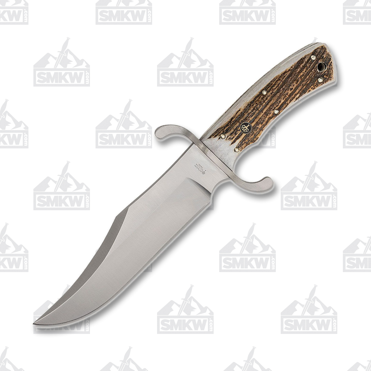 Boker Stag Bowie Satin N690 with Leather Sheath BK121547HH View 2
