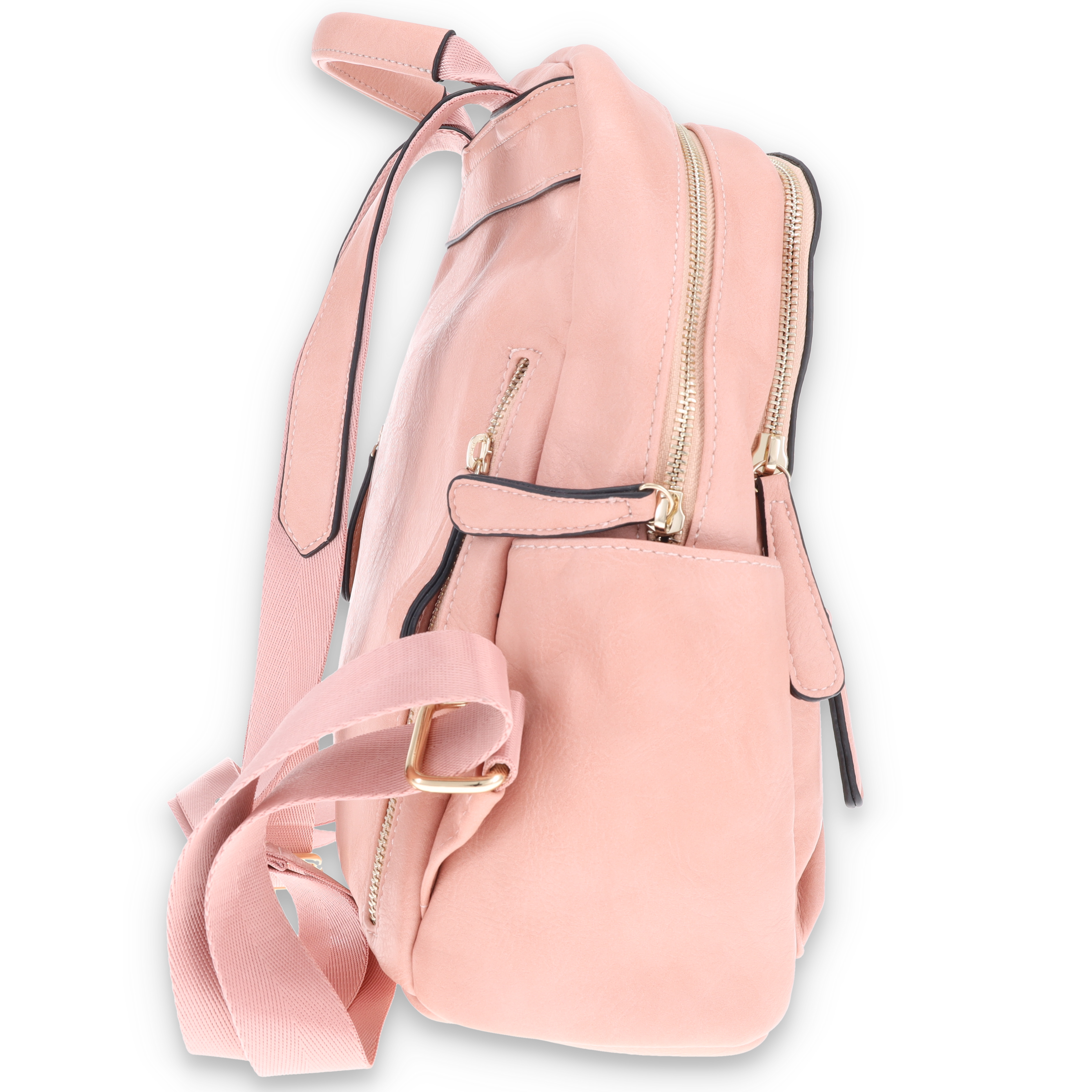 FabiGun Conceal Carry Backpack Stitched Pink Leather FAB1926PNK View 8