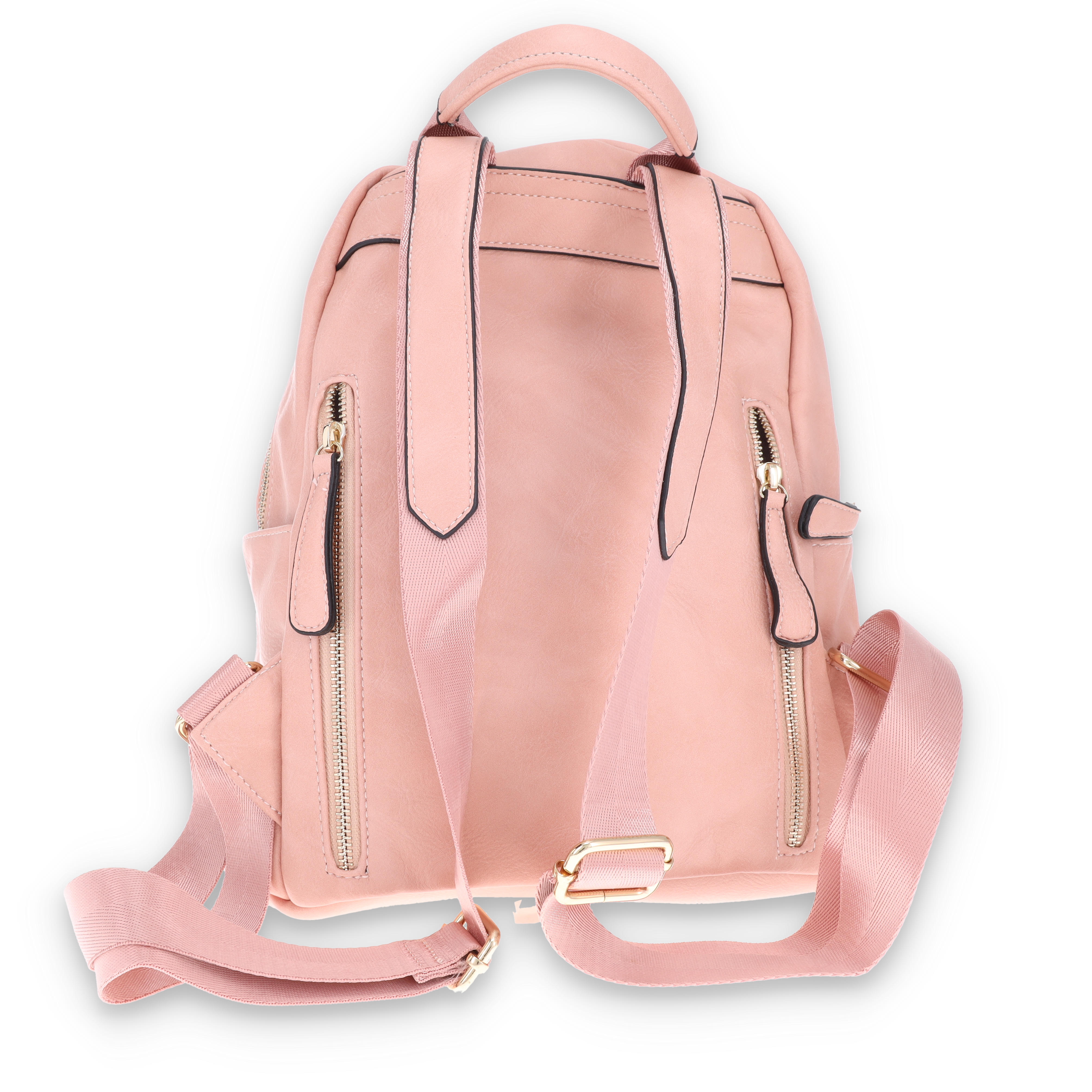 FabiGun Conceal Carry Backpack Stitched Pink Leather FAB1926PNK View 6