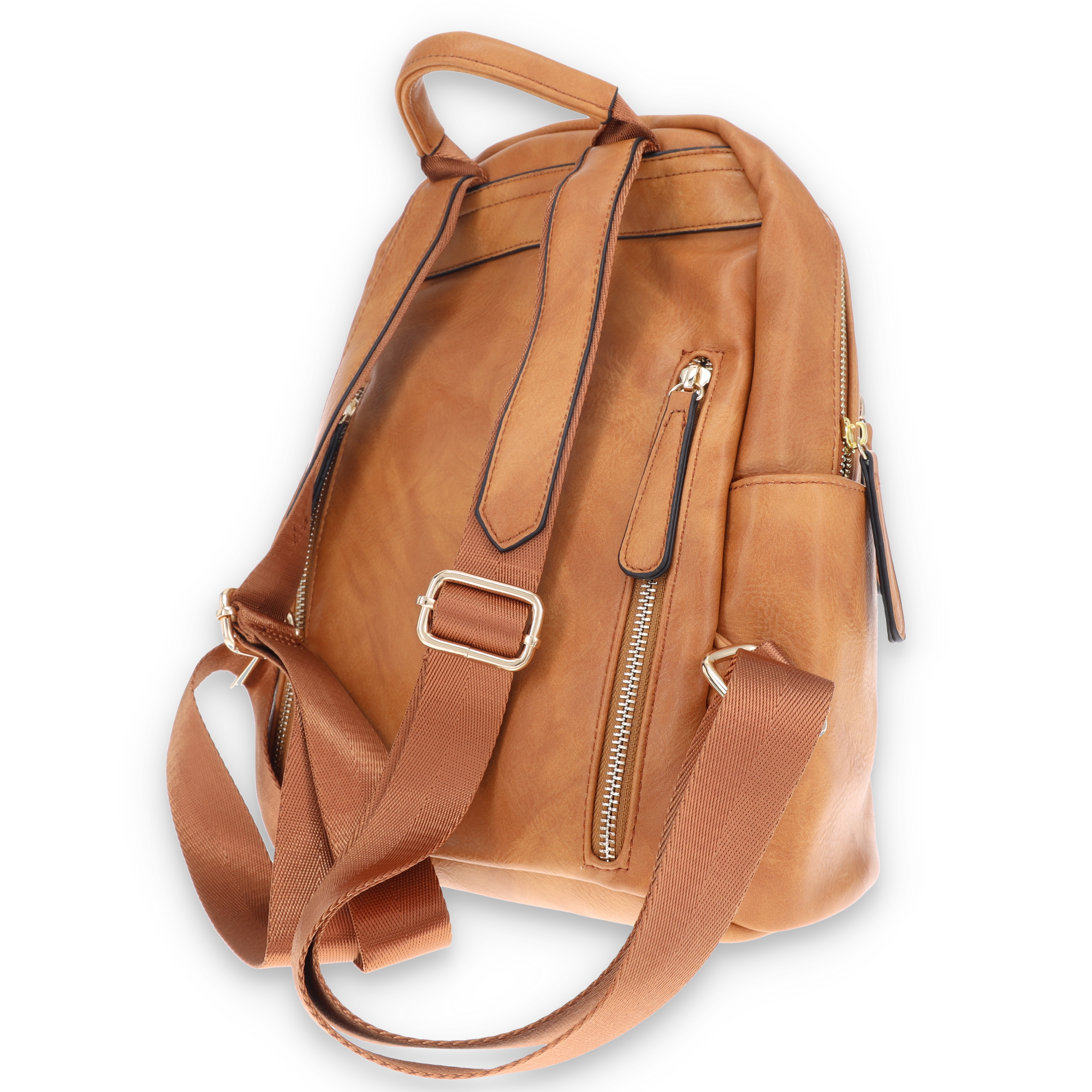 Fabigun Concealed Carry Backpack 1928 Brown Leather FAB1926BRN View 4