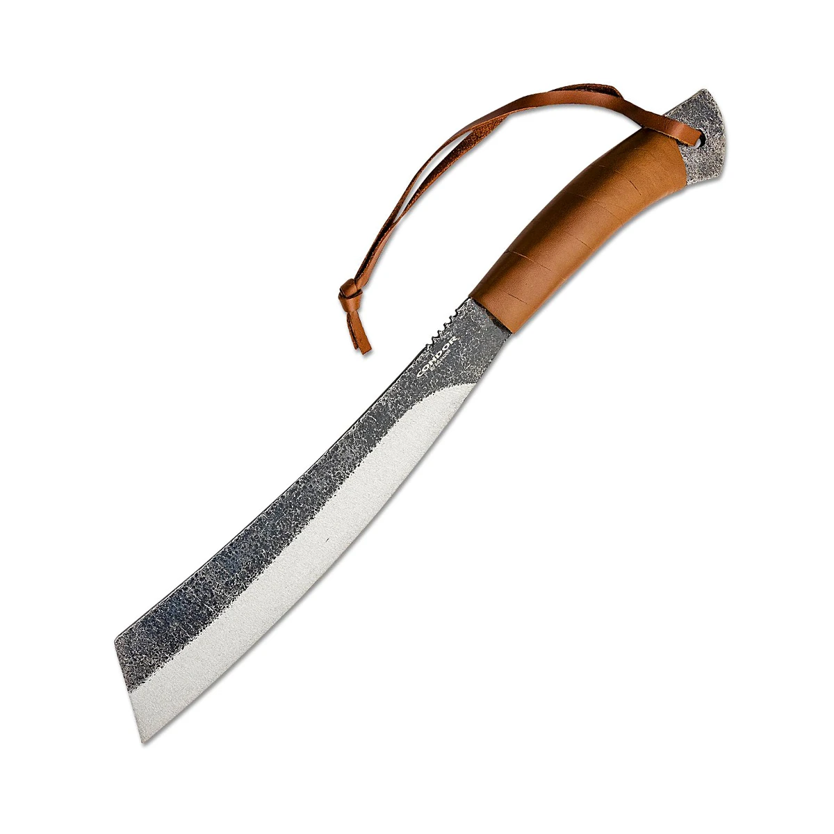 Condor Tool and Knife Impossible Machete Leather Wrapped Hardwood 10.89in Blade CTK63859 View 2