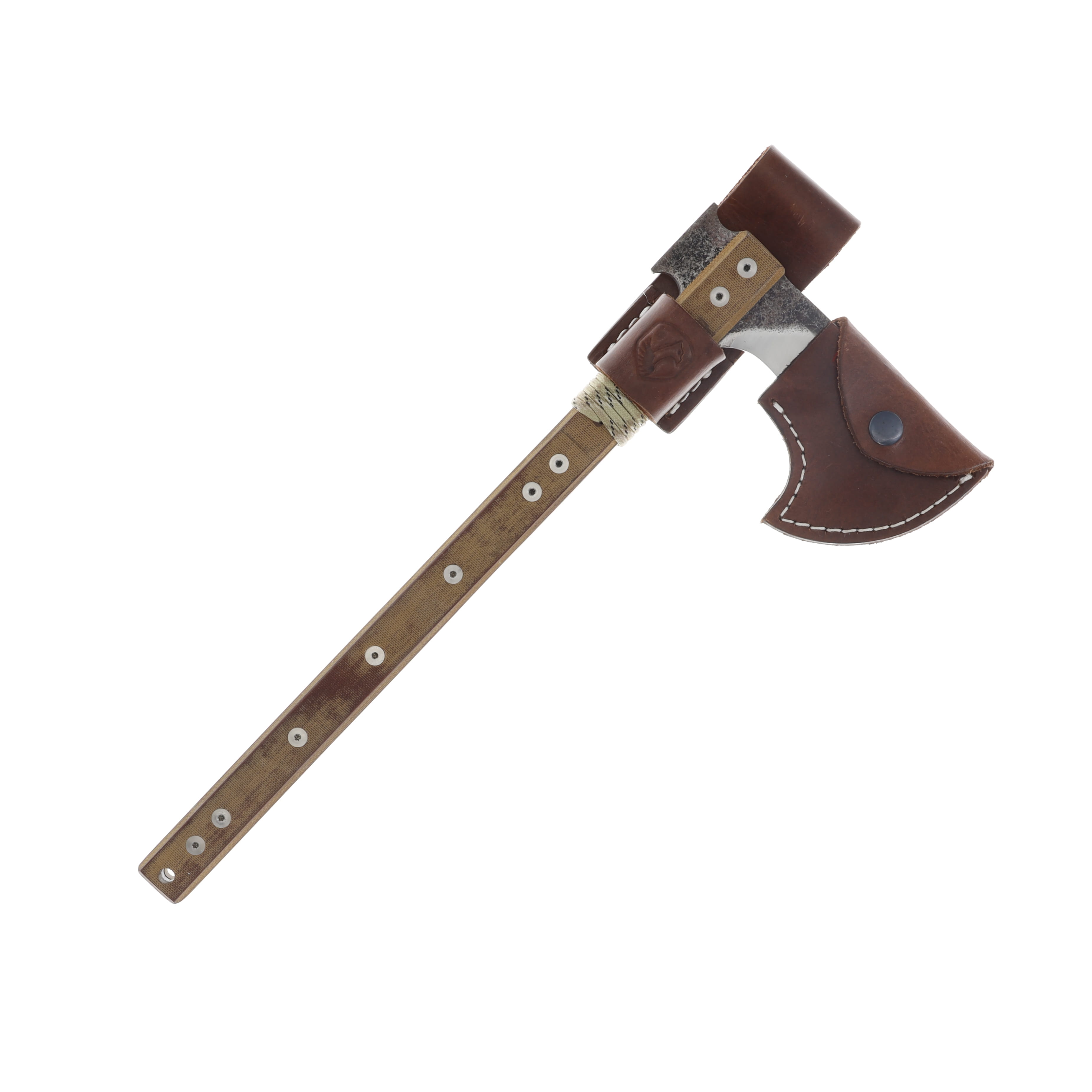 Condor Tactical P.A.S.S. Hawk Axe Brown Micarta 15.05in CTK61731 View 3