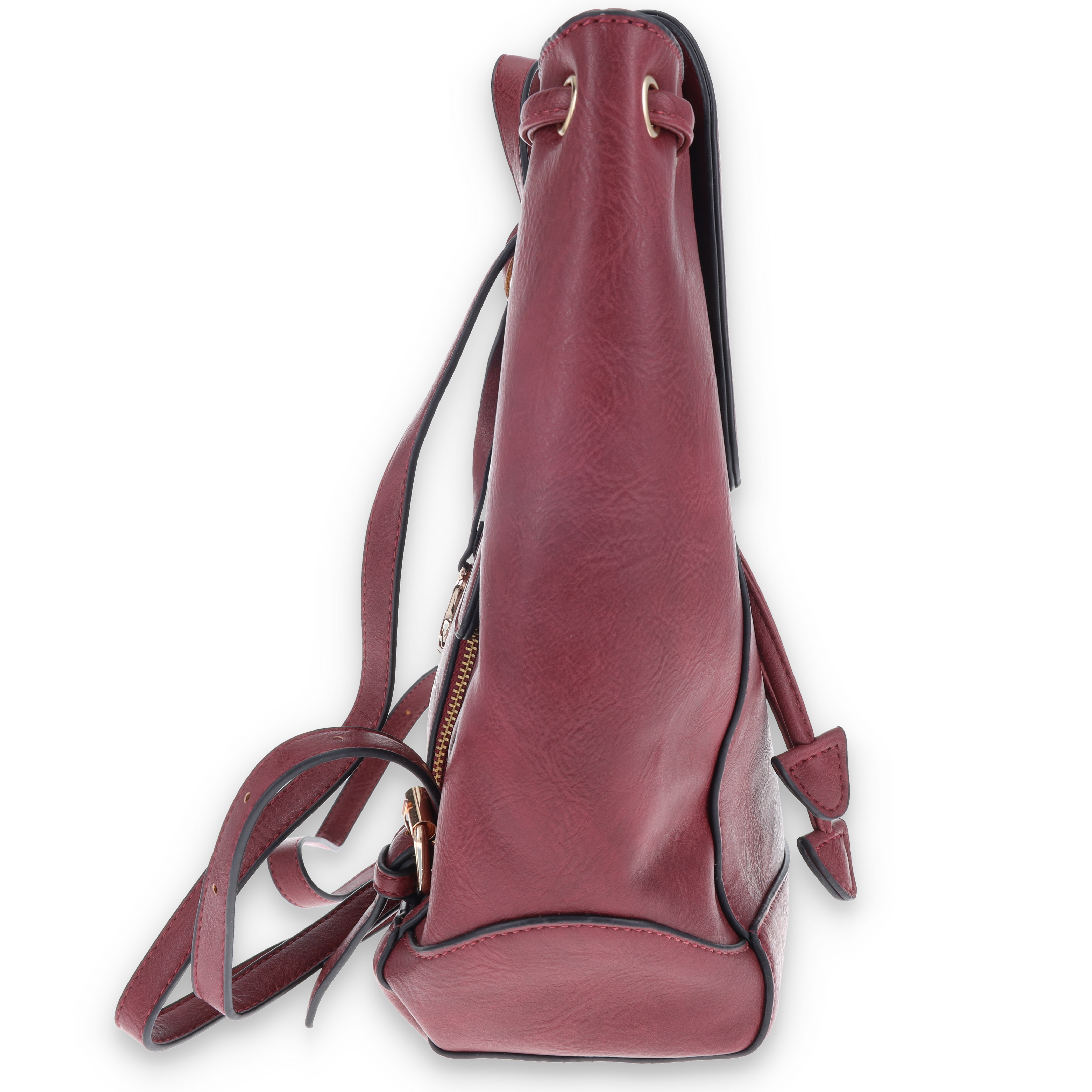 FabiGun Concealed Carry Backpack Maroon Leather FAB1923MAR View 8
