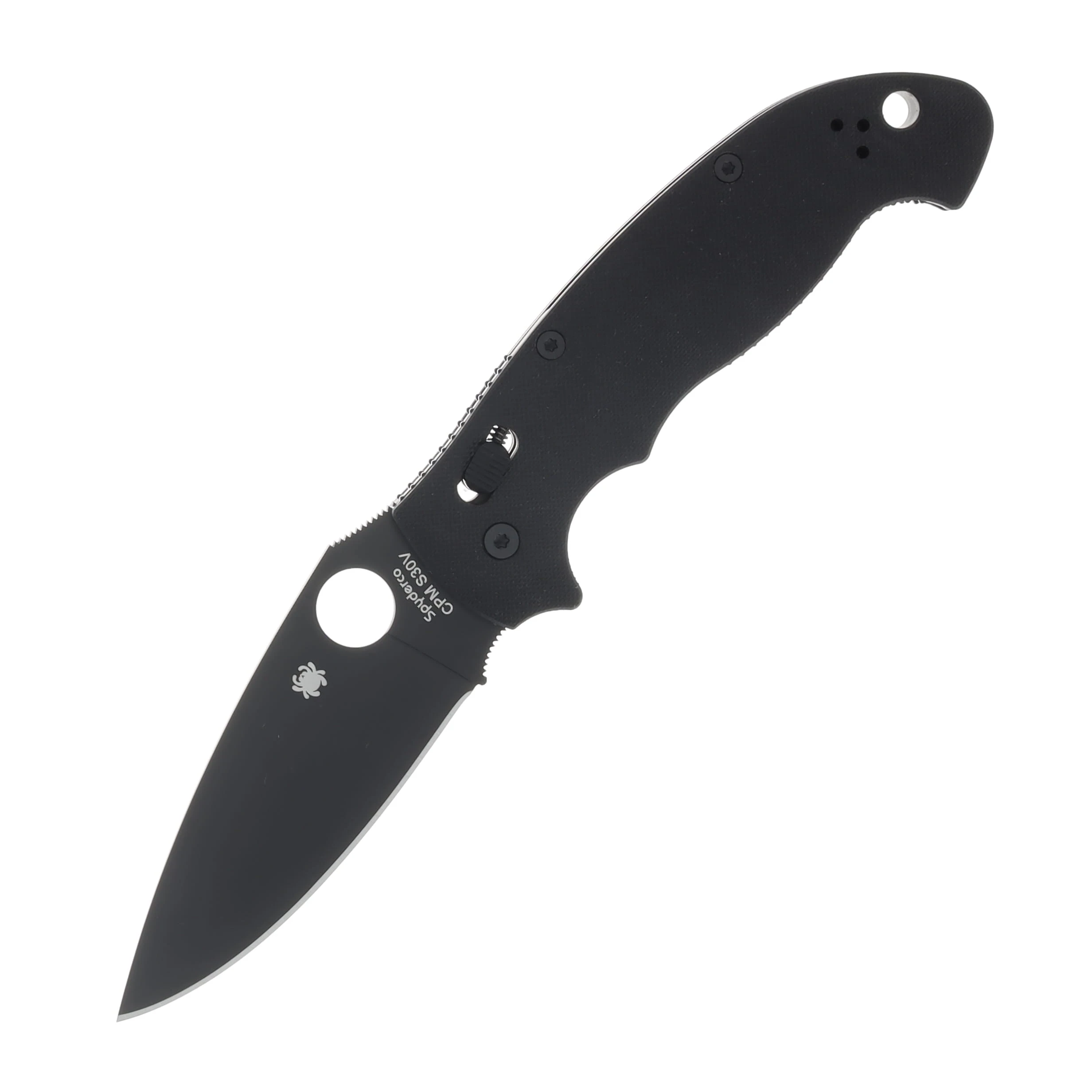 Spyderco Manix 2 XL Folding Knife All Black SPC95GPBBK2 View 1