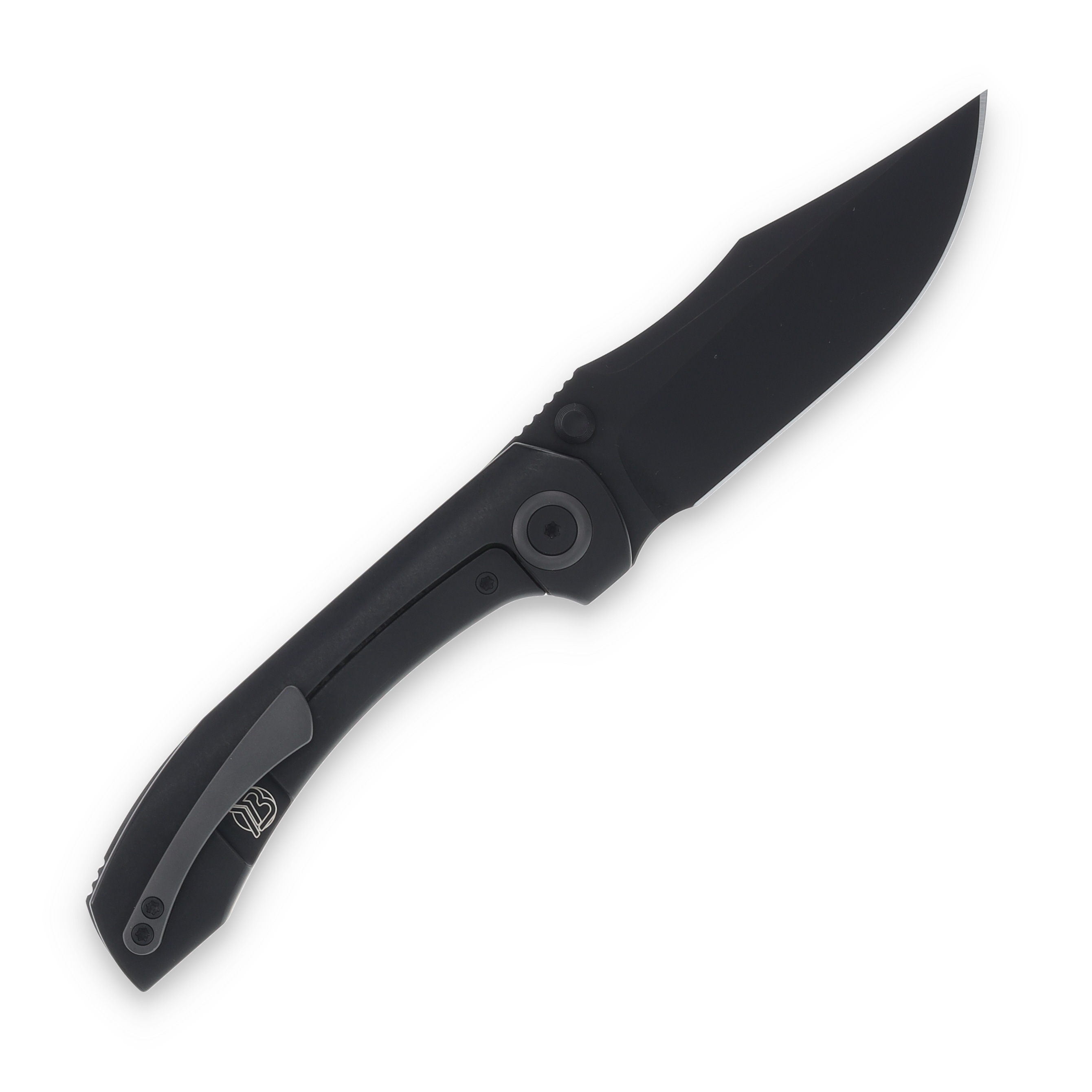 Brian Brown SMKW Exclusive Raptor Folding Knife PVD M390/Toxic Storm FatCarbon BBRAPTORTSV2 View 2