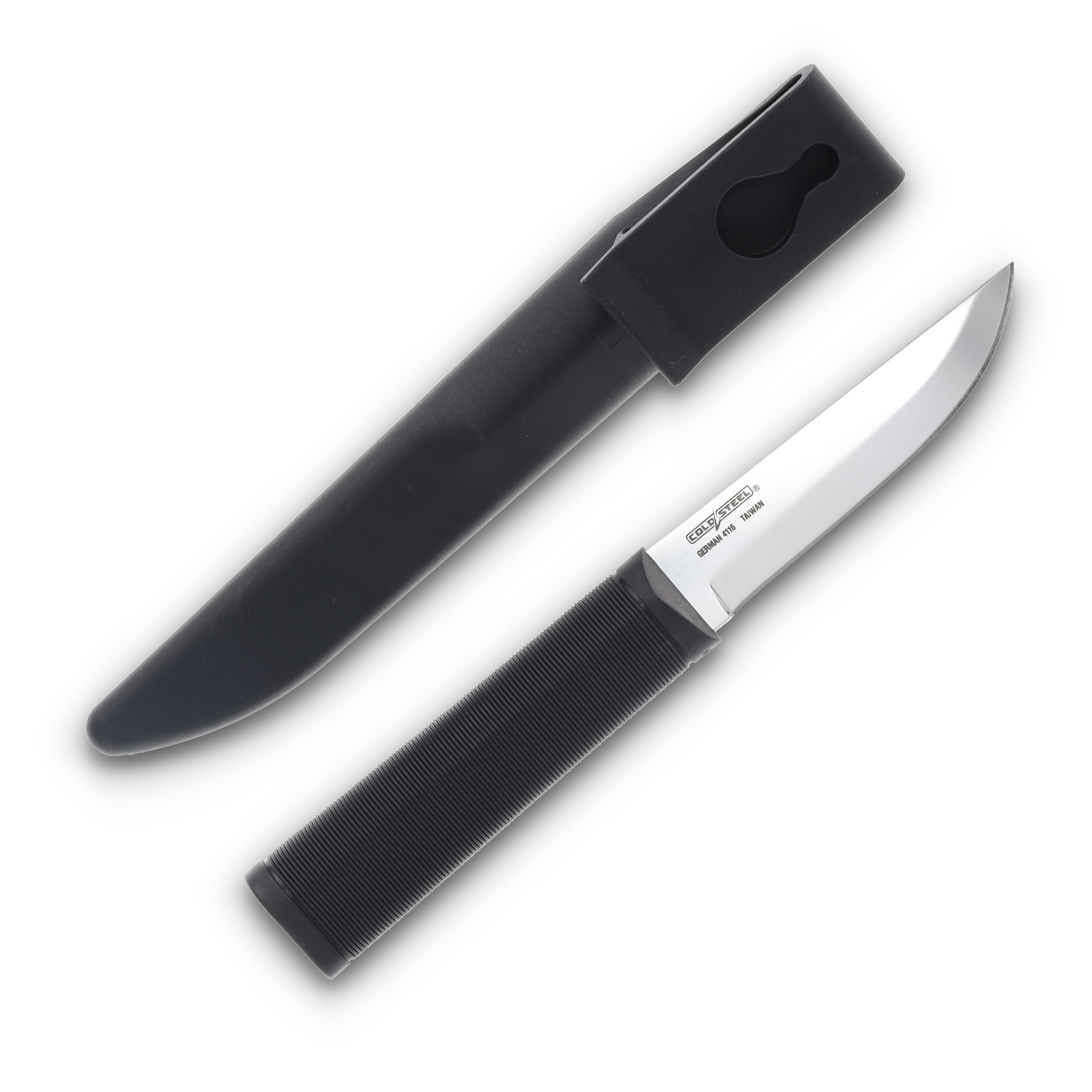 Cold Steel Finn Bear Fixed Blade Knife 4in Plain Satin Puuko Blade CS20PC View 2